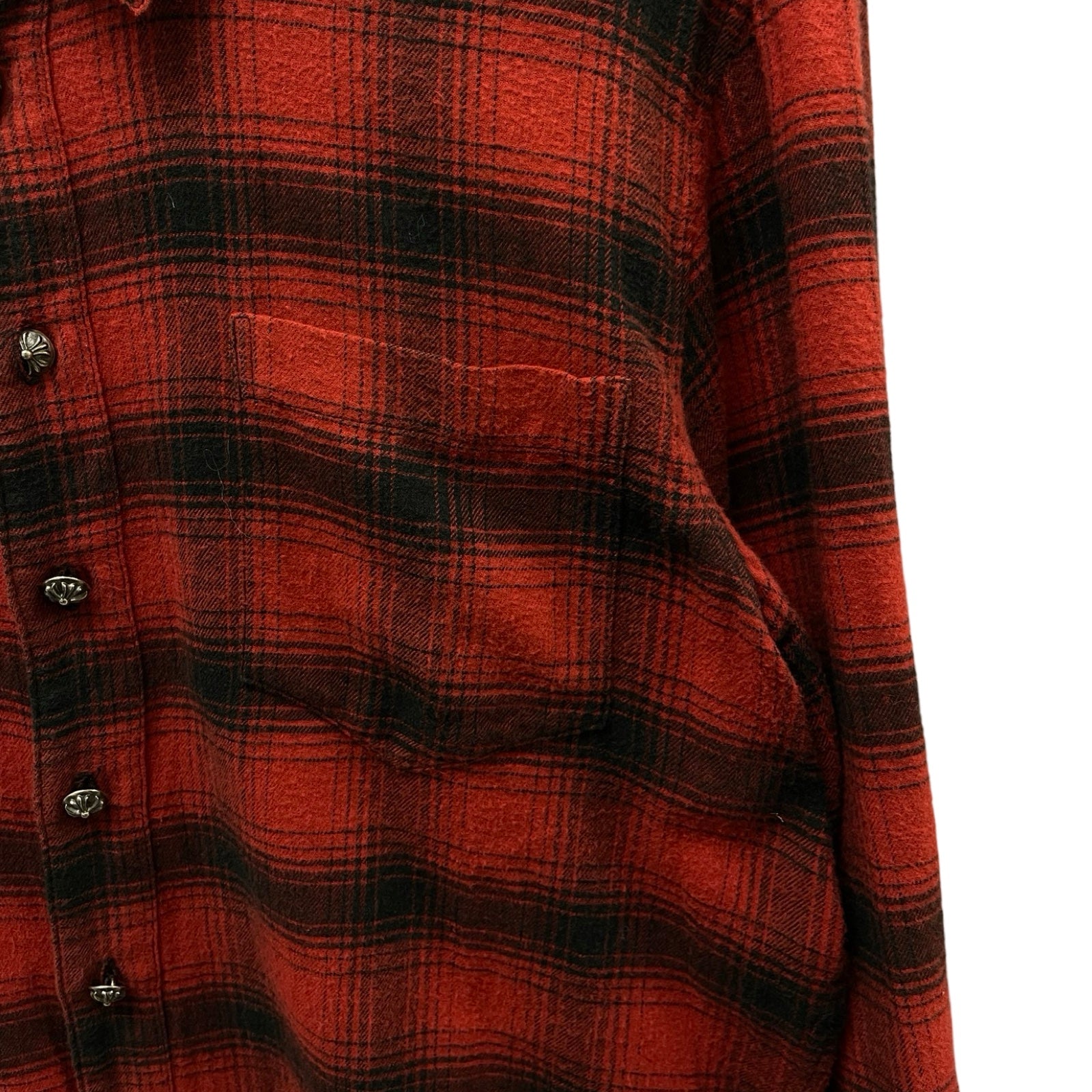 CHROME HEARTS Loose Ends Check Shirt Size M