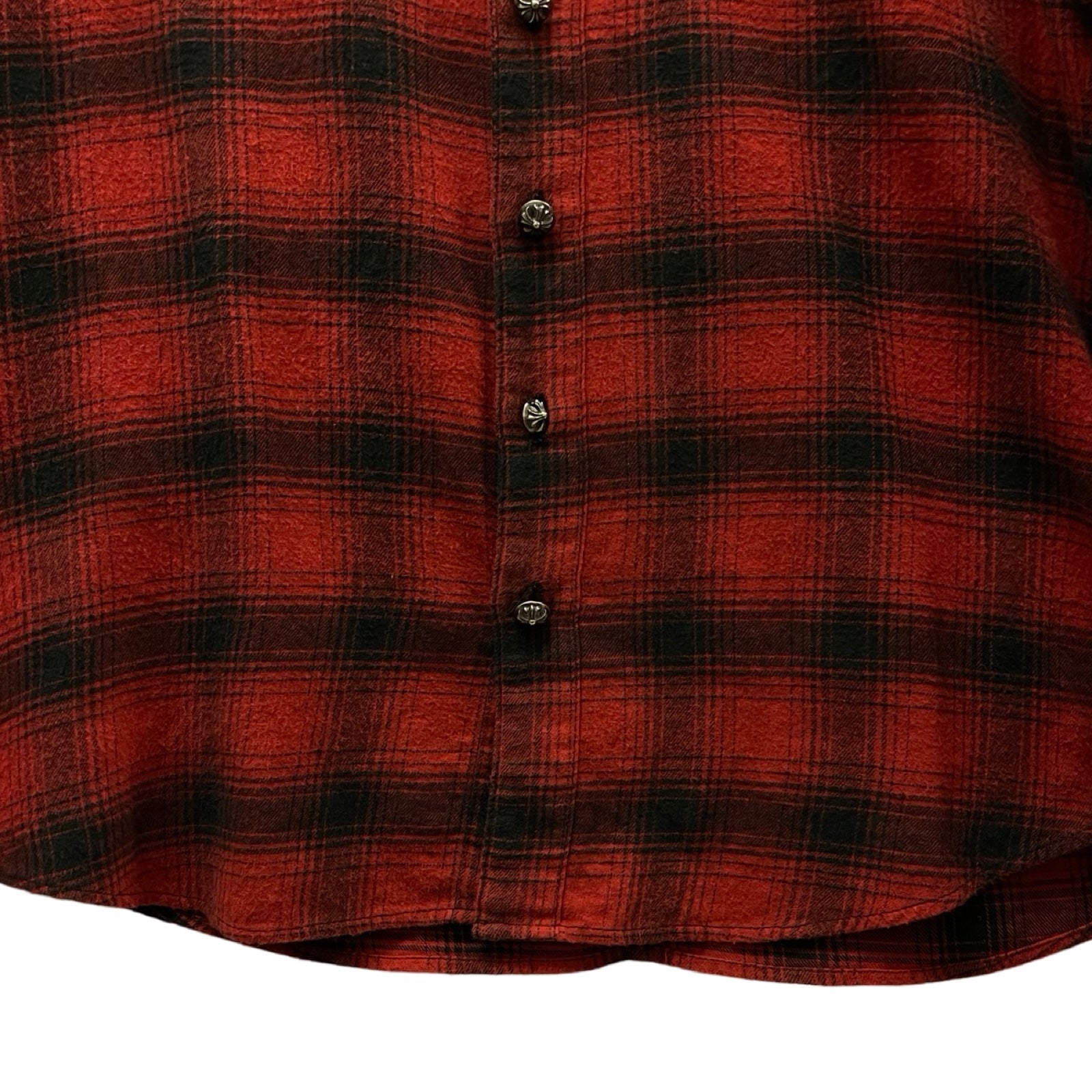 CHROME HEARTS Loose Ends Check Shirt Size M