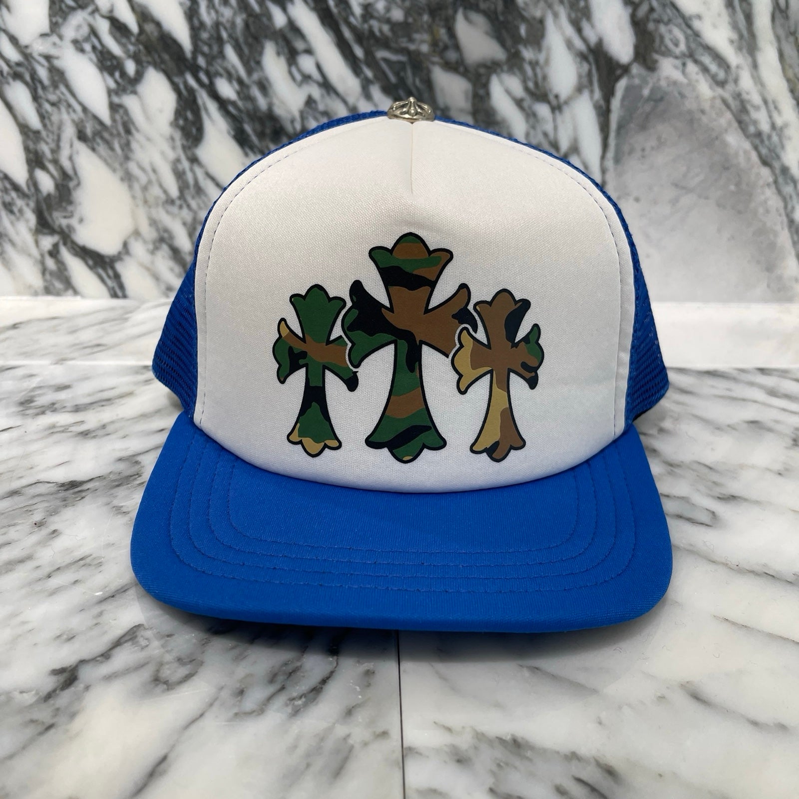 CHROME HEARTS Camo Cemetery Cross Tracker Cap Size ONESIZE（53-60）クロムハーツ カモ セメタリークロス トラッカーキャップ