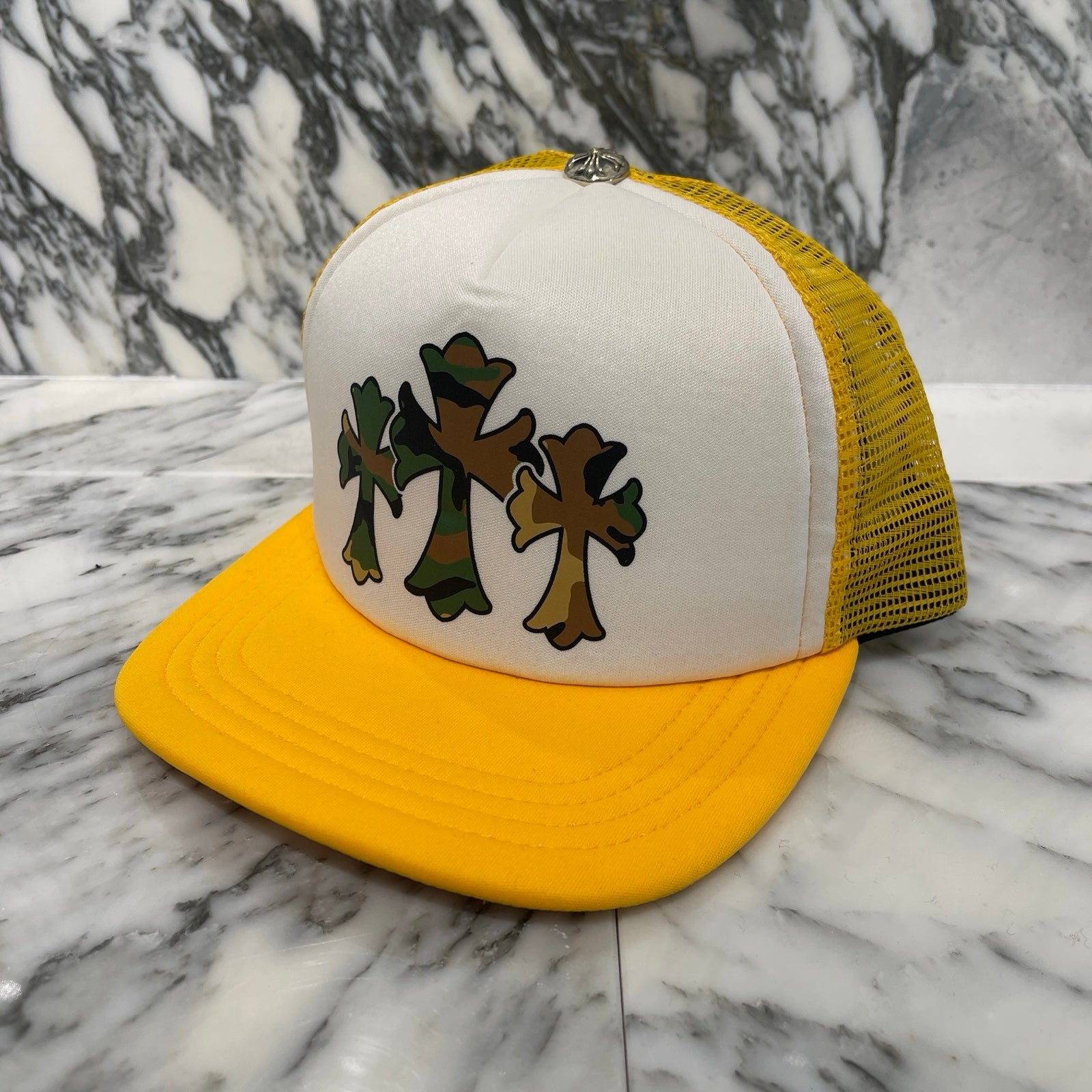 CHROME HEARTS Camo Cemetery Cross Tracker Cap Size ONESIZE（53-60）クロムハーツ カモ セメタリークロス トラッカーキャップ