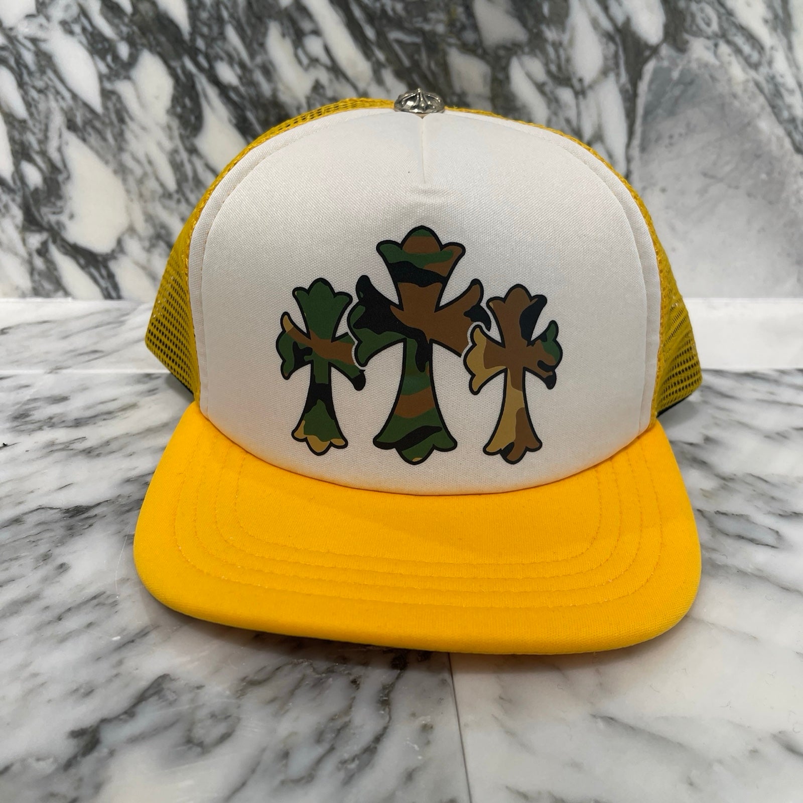 CHROME HEARTS Camo Cemetery Cross Tracker Cap Size ONESIZE（53-60）クロムハーツ カモ セメタリークロス トラッカーキャップ