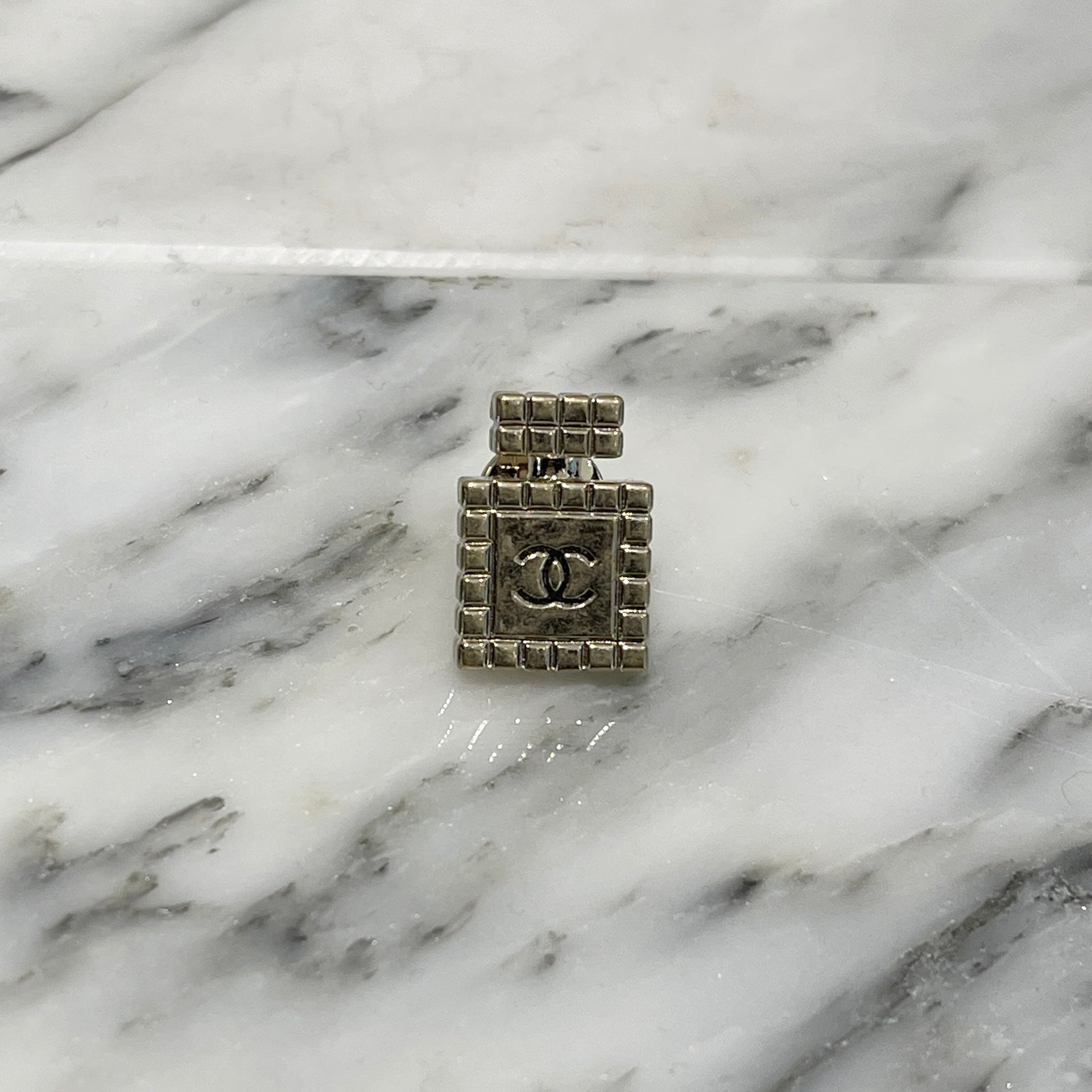 CHANEL 2021AW Perfume Bottle Motif Pin Brooch シャネル 香水ボトルモチーフ ピンブローチ