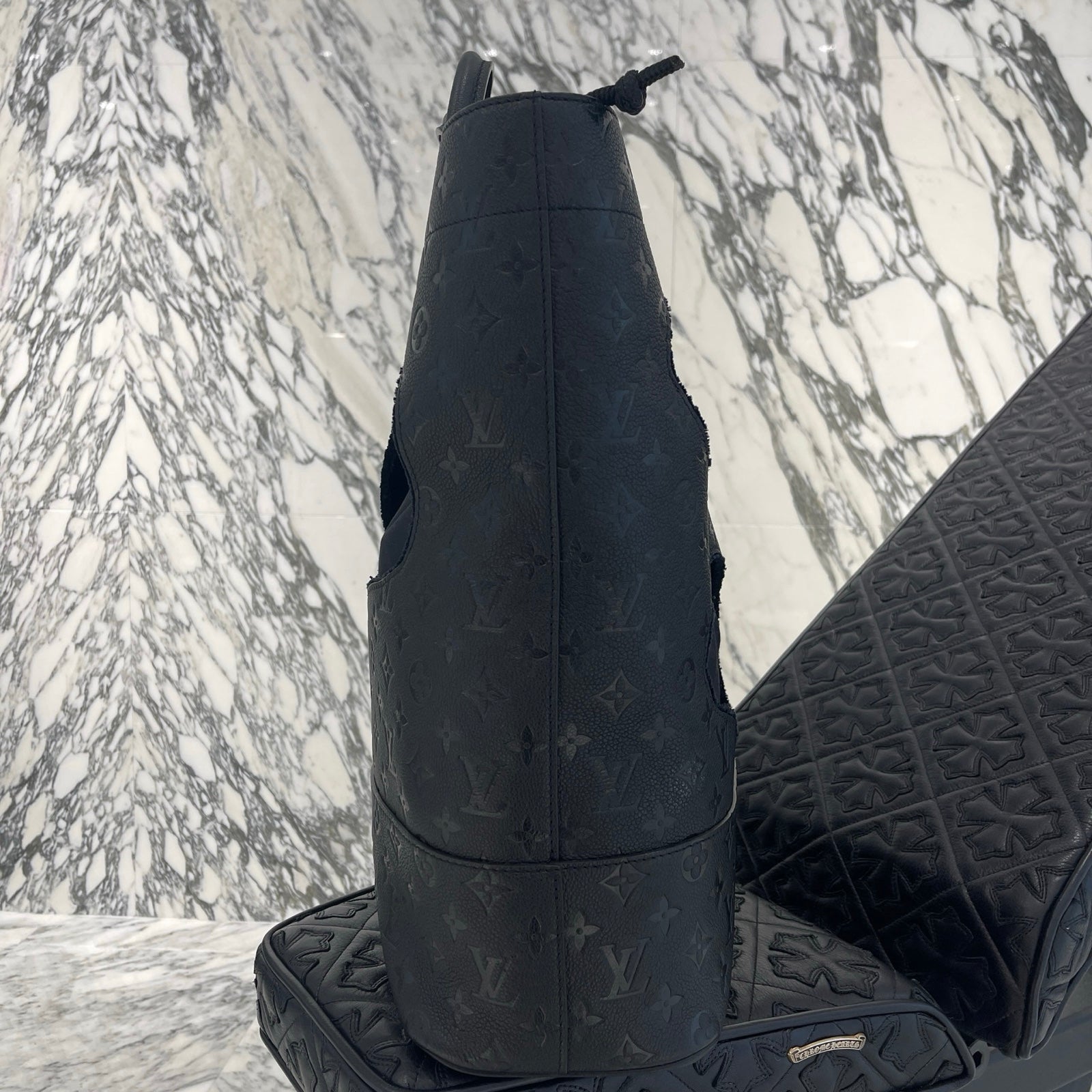 LOUIS VUITTON × COMME des GARCONS 2021AW With Holes MM Tote Bag M58661 ルイヴィトン × コムデギャルソンズ ウィズ ホールズMM トートバッグ