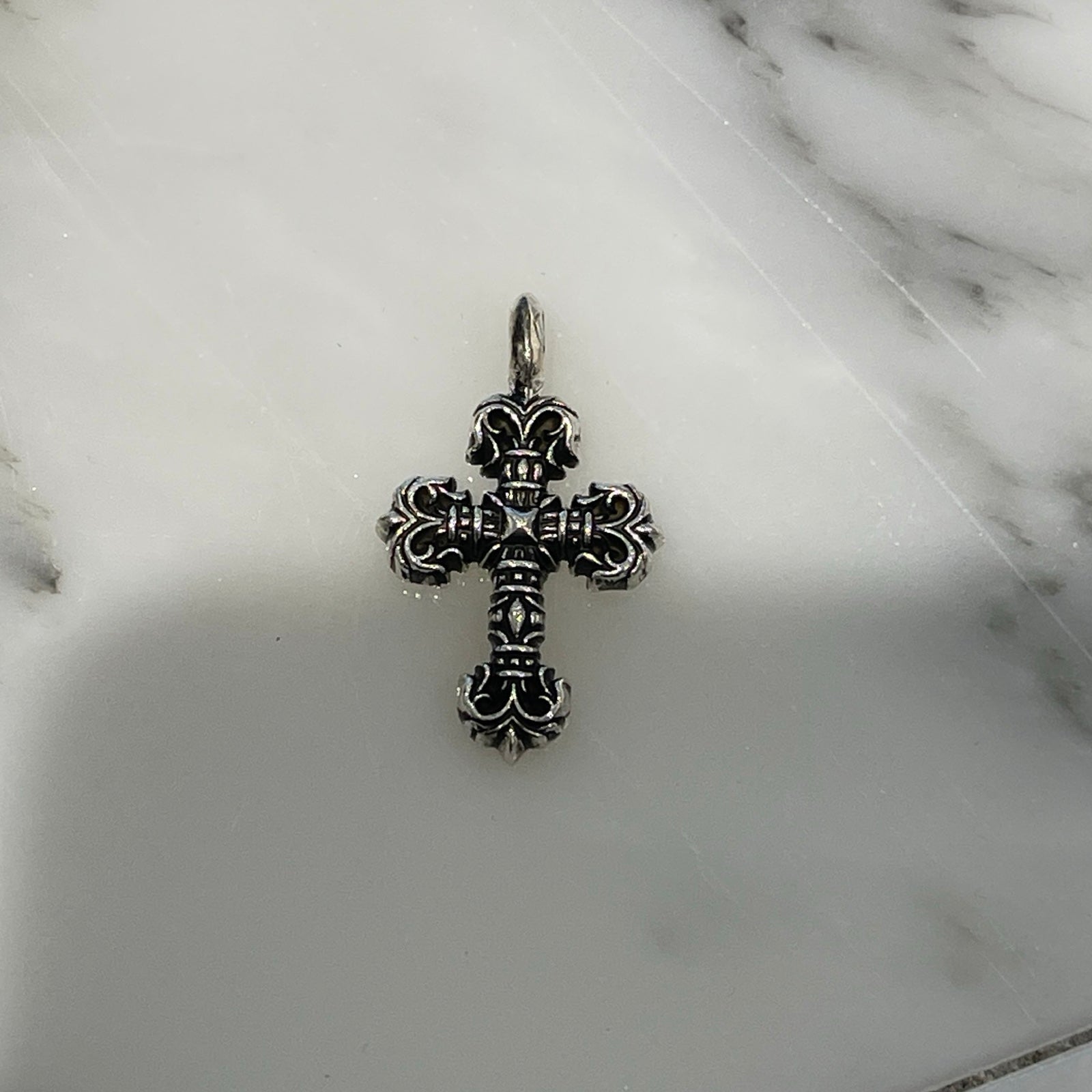 CHROME HEARTS Filigree Cross Shilver Pendent Top クロムハーツ フィリグリークロス シルバー ペンダントトップ