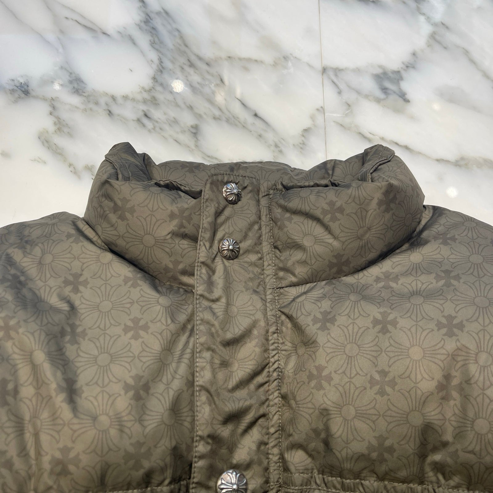 CHROME HEARTS CH Plus Stiff Down Jacket Size XL クロムハーツ CH