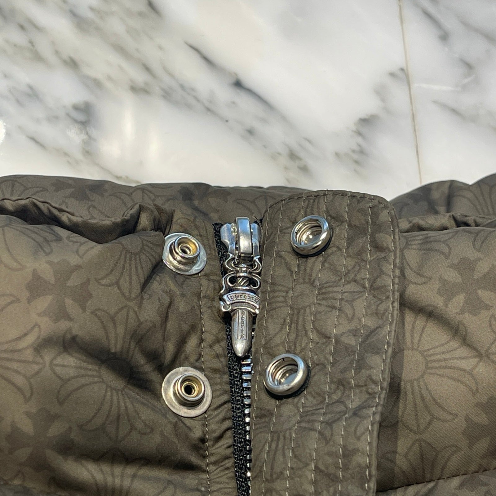 CHROME HEARTS CH Plus Stiff Down Jacket Size M クロムハーツ CHプラス スティッフ ダウンジャケット サイズM