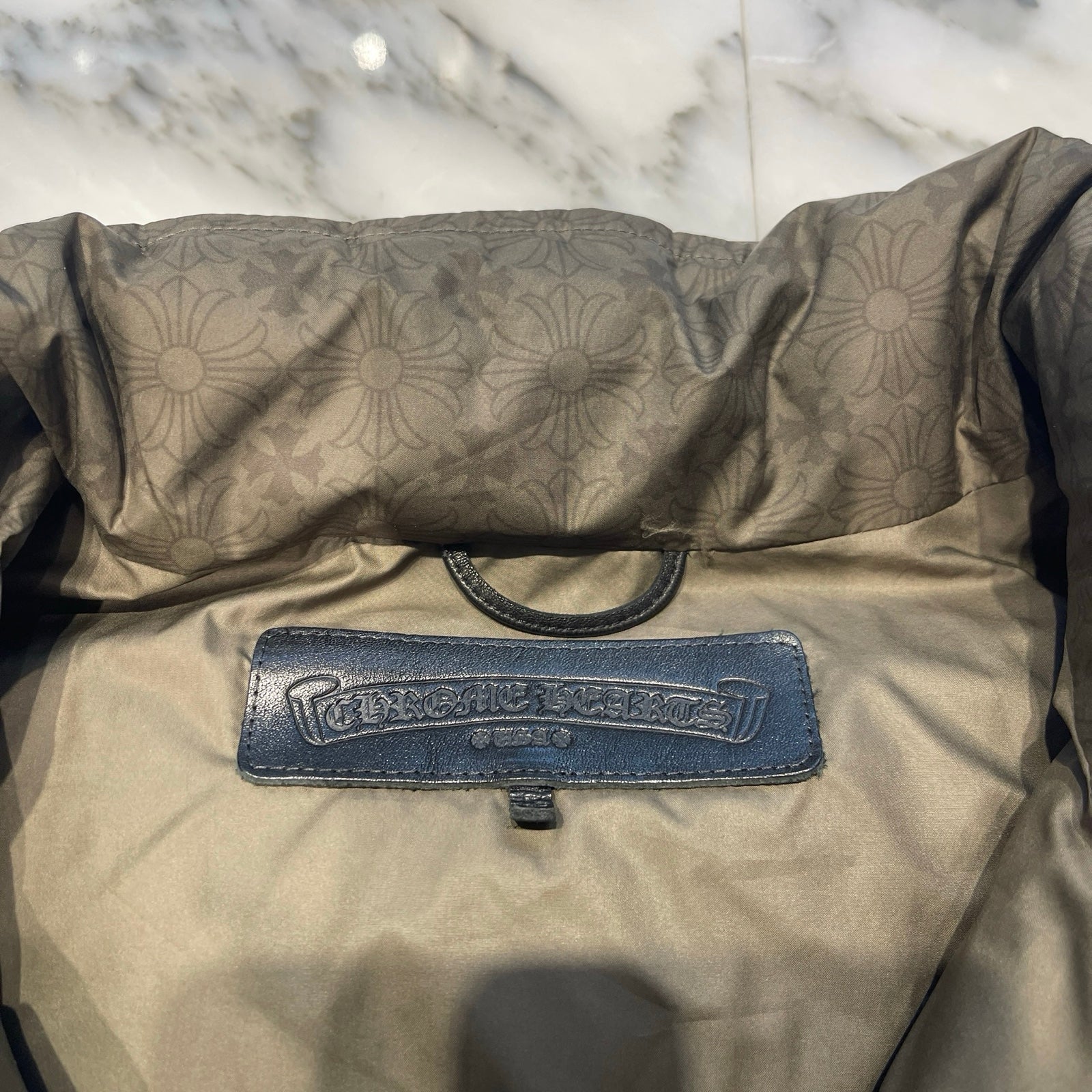 CHROME HEARTS CH Plus Stiff Down Jacket Size L クロムハーツ CHプラス スティッフ ダウンジャケット サイズL