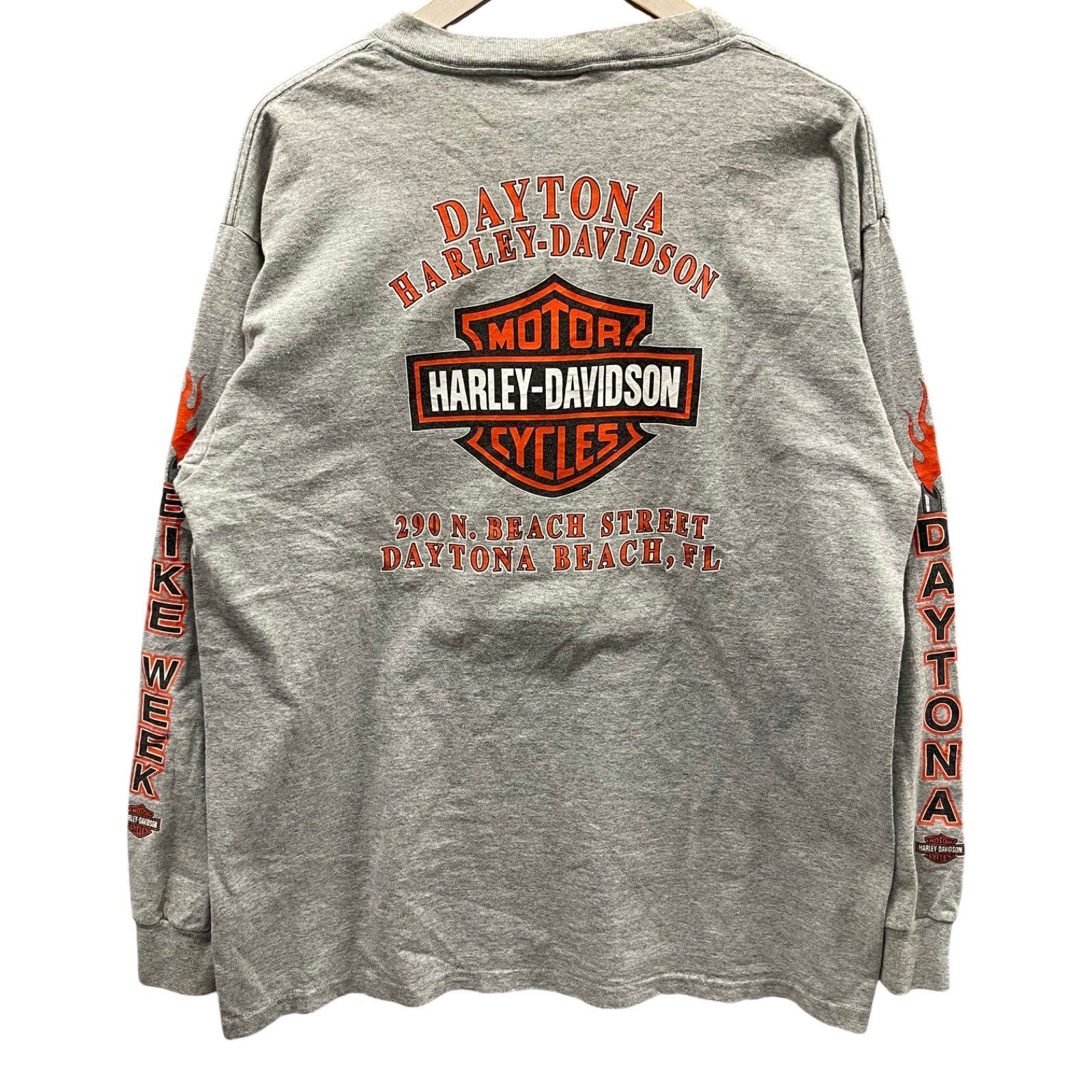 Vintage 00's Harley-Davidson "Daytona Bike Week" 2002 L/S Tee Size L