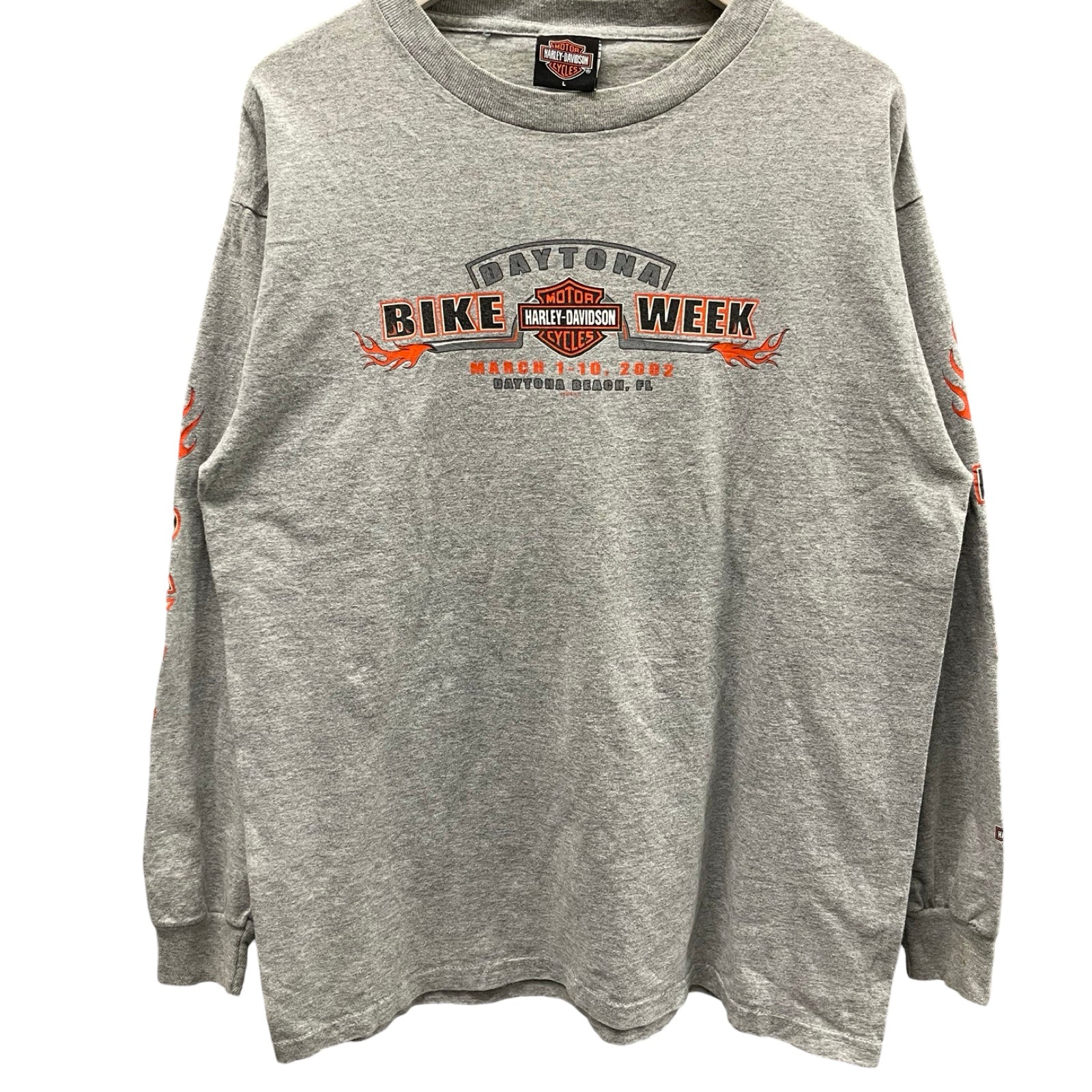 Vintage 00's Harley-Davidson "Daytona Bike Week" 2002 L/S Tee Size L