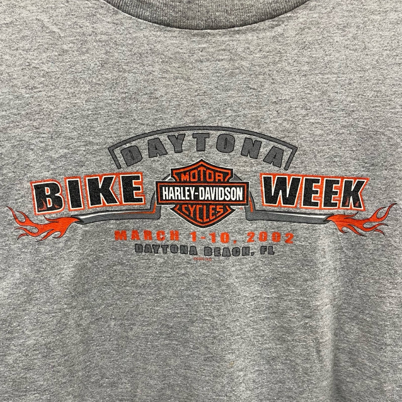 Vintage 00's Harley-Davidson "Daytona Bike Week" 2002 L/S Tee Size L