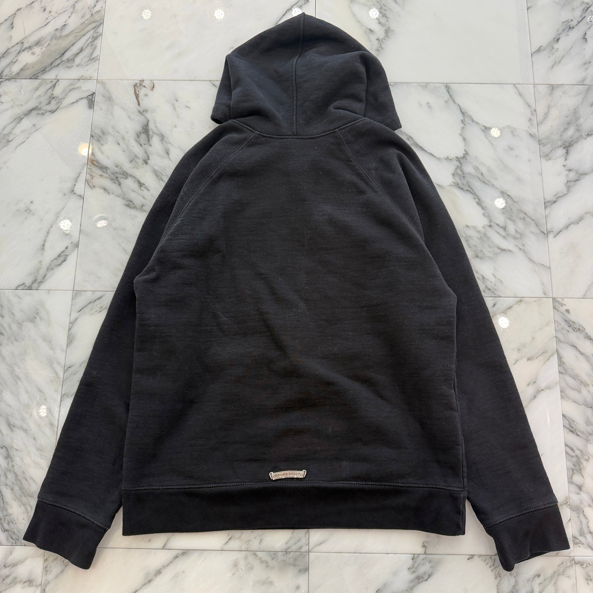 CHROME HEARTS King Taco Cemetery Cross Embroidery Pullover Hoodie Size M クロムハーツ キングタコ セメタリークロス 刺繍 プルオーバーフーディ サイズM