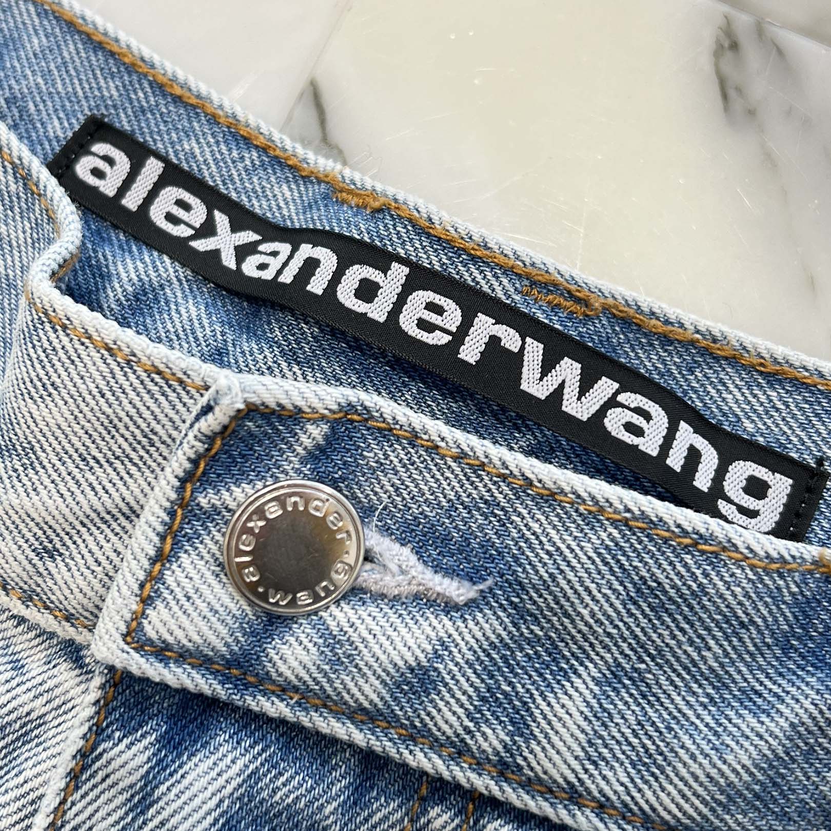 Alexander Wang 2022SS Double Front Carpenter Jeans 4DC4214012 Size