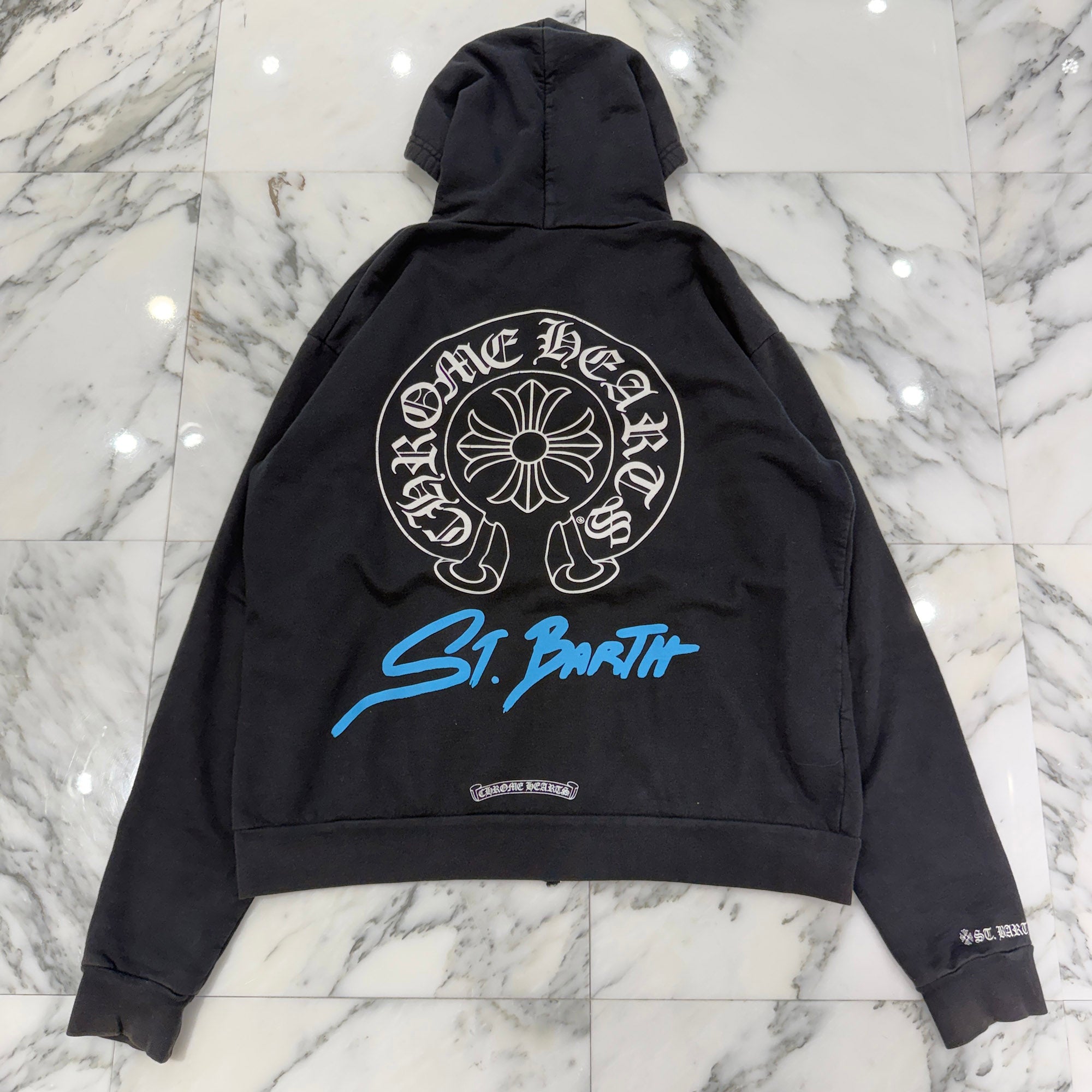 CHROME HEARTS St. Barth Limited Horseshoe Zip Up Hoodie Size S クロムハーツ セントバース限定 ホースシュー ジップアップフーディー サイズS