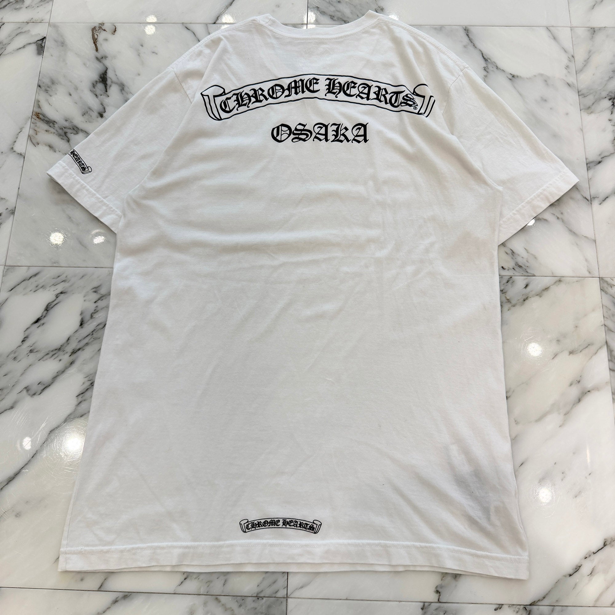 CHROME HEARTS OSAKA Limited Scroll Label Logo Tee Size L クロムハーツ 大阪限定 スクロールラベルロゴ Tシャツ サイズL