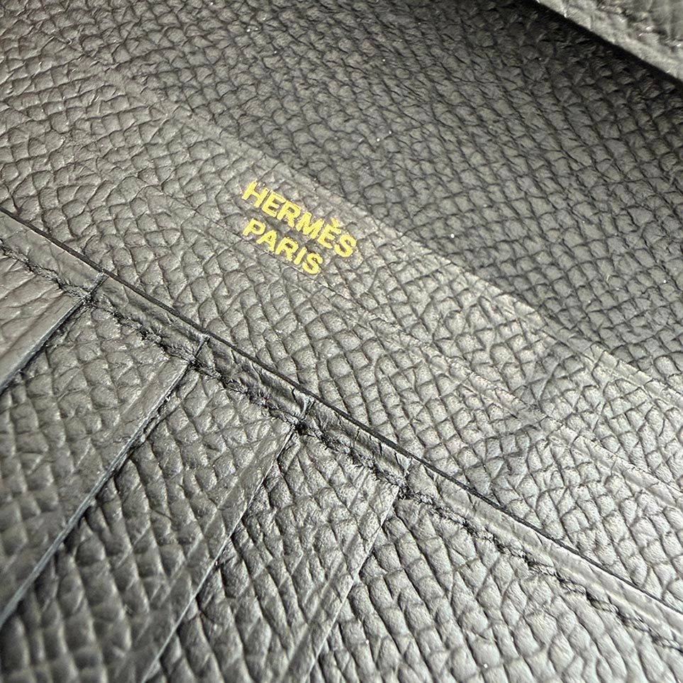 HERMES Bearn Compact Wallet "Noir" K刻印 エルメス ベアン コンパクトウォレット "ノワール" K刻印