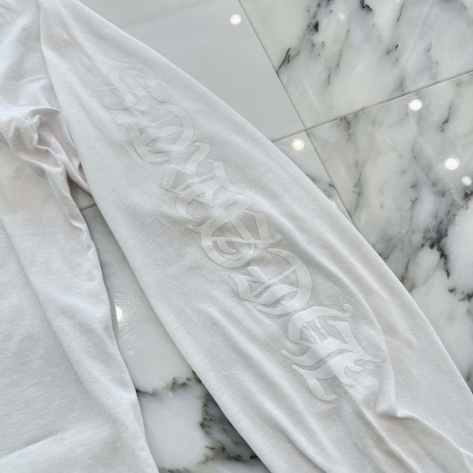 CHROME HEARTS Old English Neck Logo Long Sleeve Tee Size L クロムハーツ オールドイングリッシュ ネックロゴ ロングスリーブTシャツ サイズL