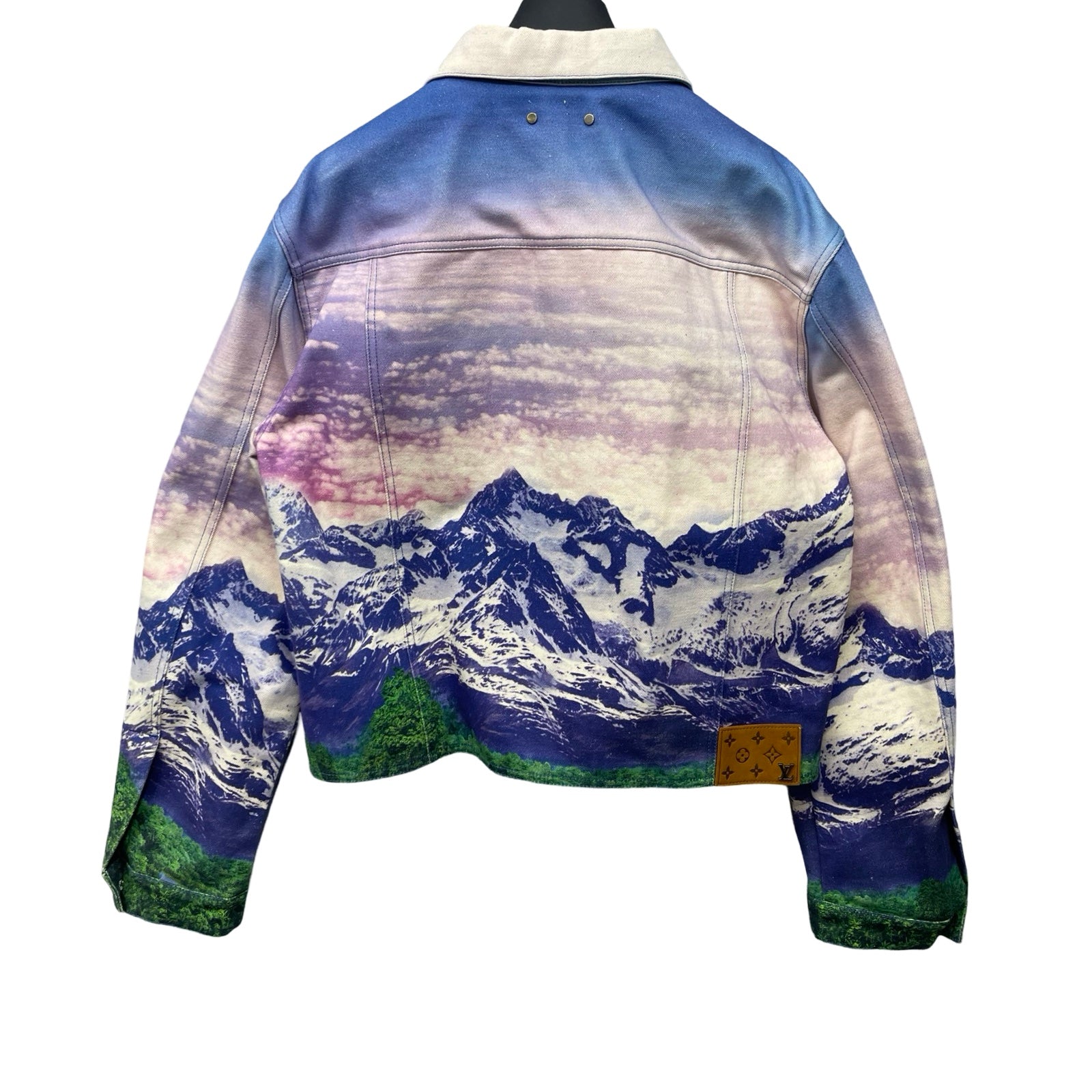LOUIS VUITTON 2022SS Landscape Denim Jacket 1A9T13 Size 50