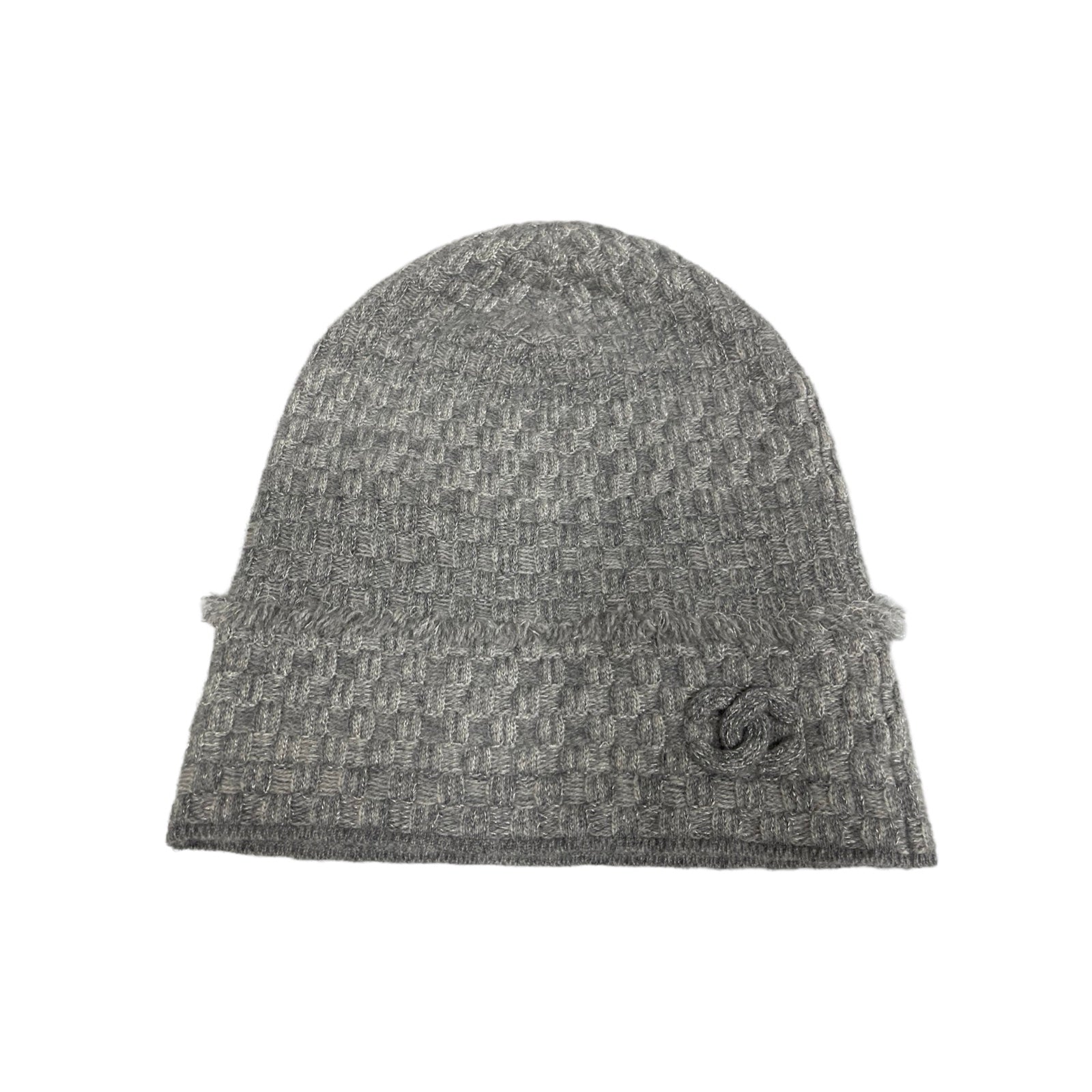 CHANEL Coco Mark Cashmere Knit Beanie