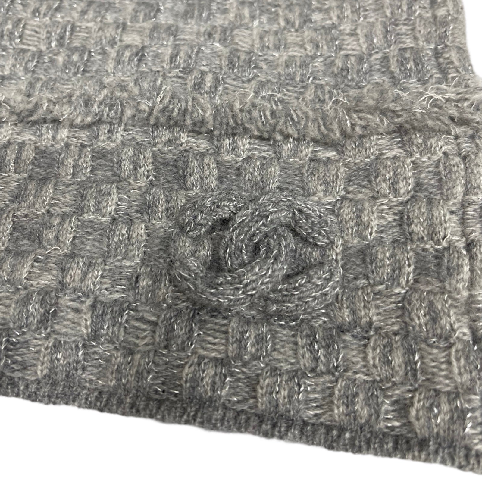 CHANEL Coco Mark Cashmere Knit Beanie