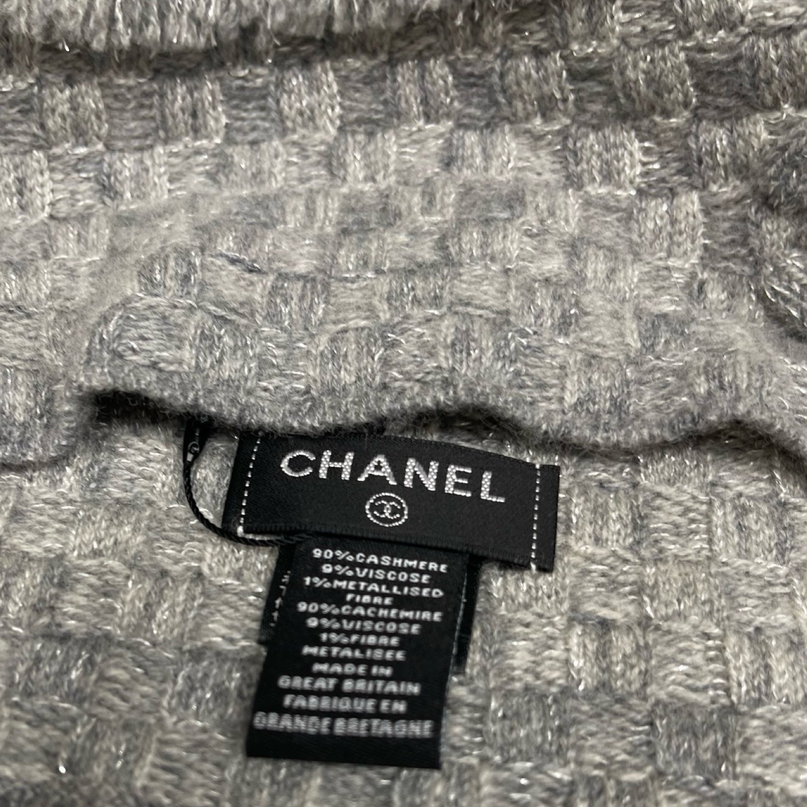 CHANEL Coco Mark Cashmere Knit Beanie