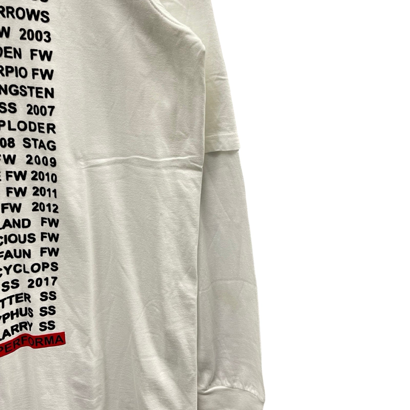 Rick Owens DRKSHDW 2020AW Layered Long Sleeve Tee DU20F1269-RNEP1 Size S