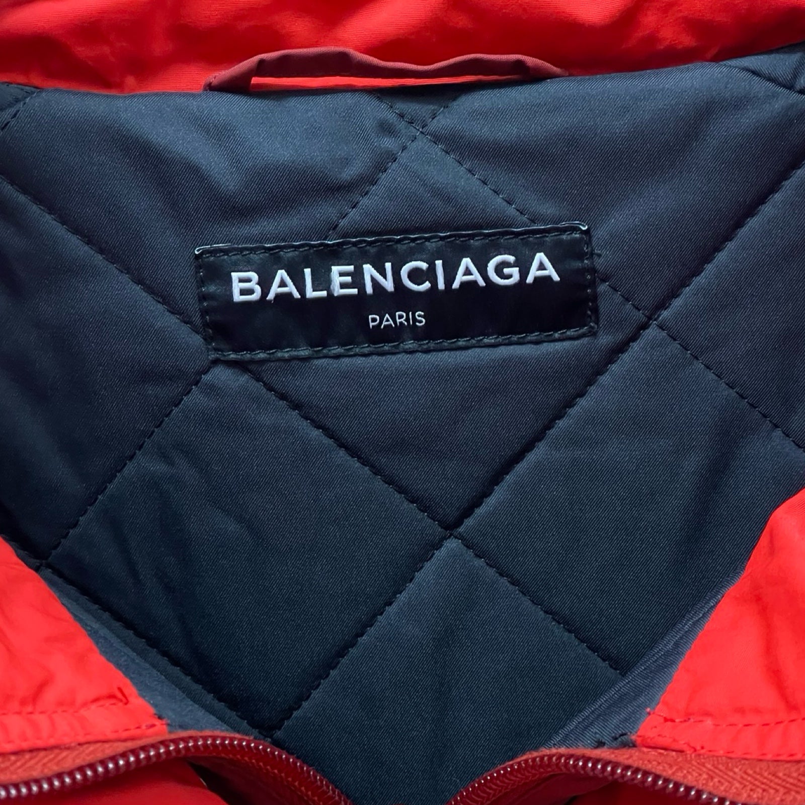 BALENCIAGA 2018SS Padded Lining Windbreaker 511210 TXD12 Size 44