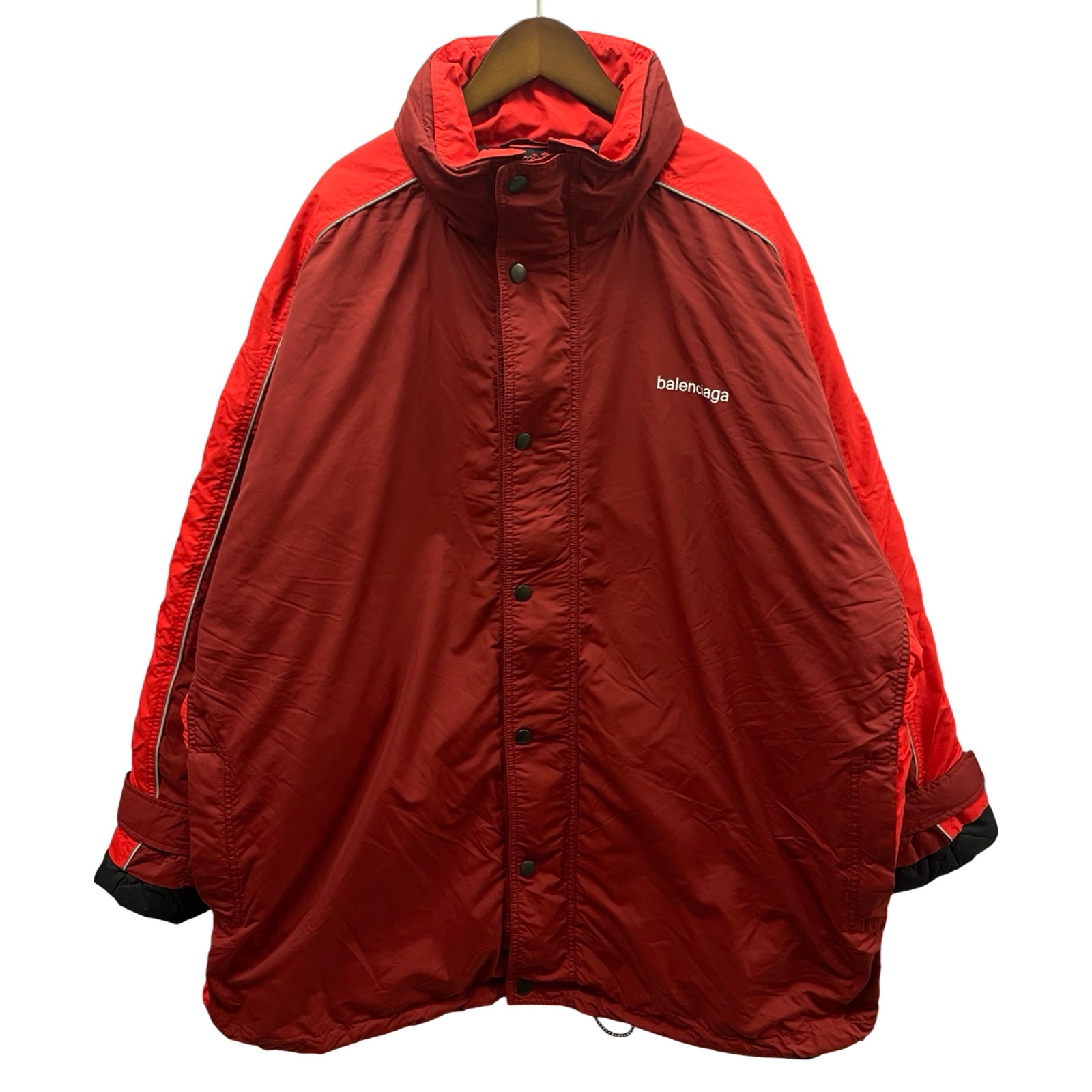 BALENCIAGA 2018SS Padded Lining Windbreaker 511210 TXD12 Size 44