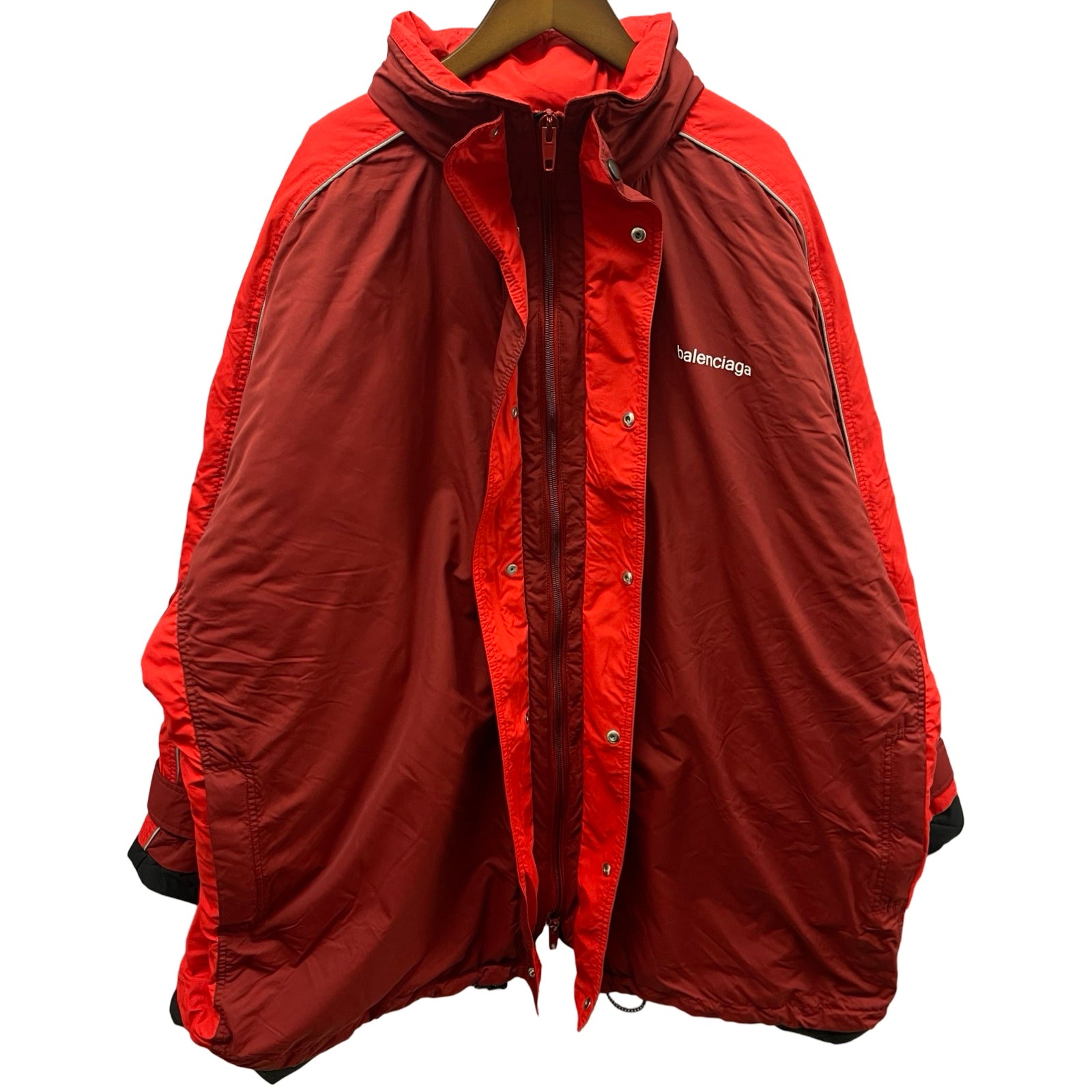 BALENCIAGA 2018SS Padded Lining Windbreaker 511210 TXD12 Size 44