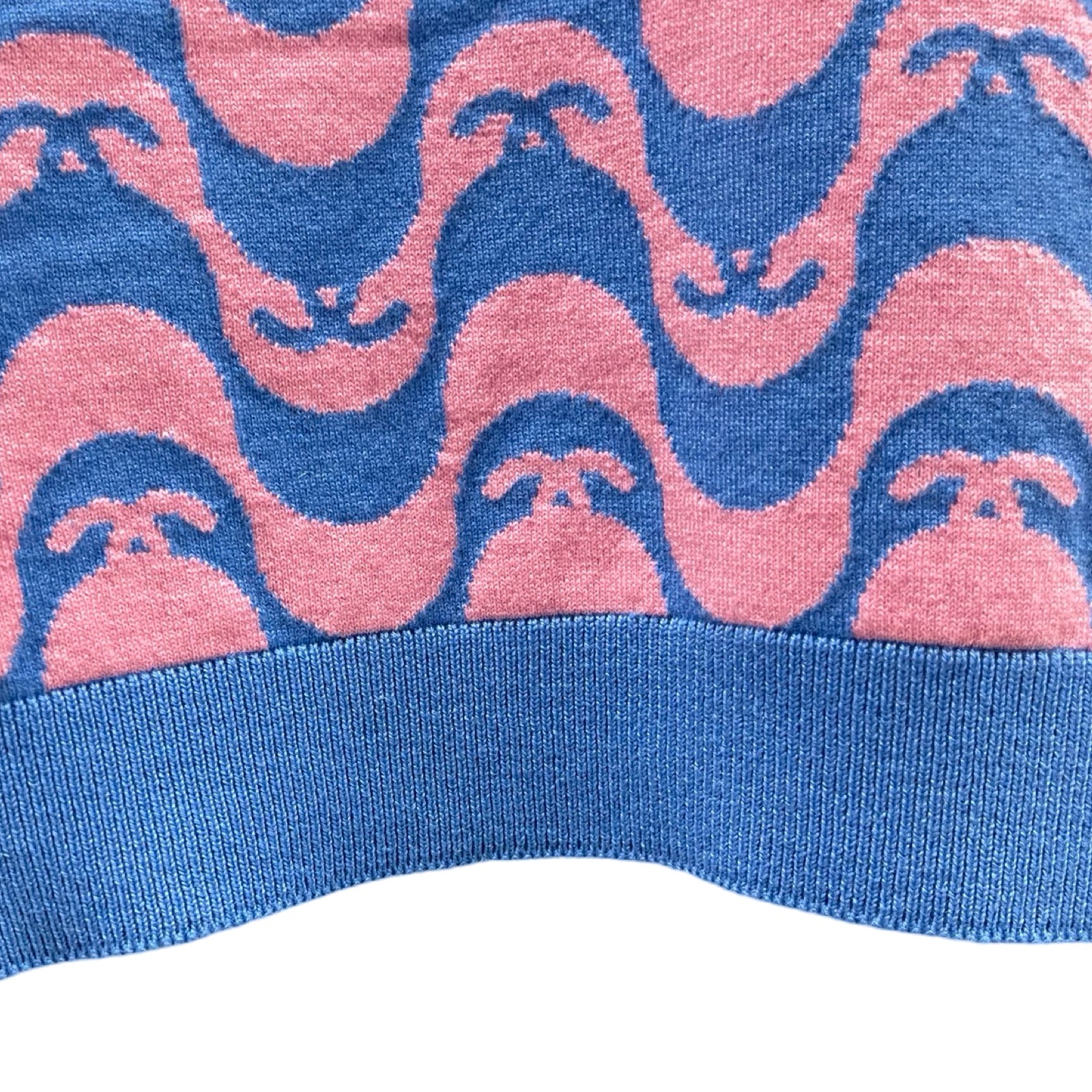 CHANEL 2021SS Cashmere Knit Pullover Hoodie P70408K10043 Size 48