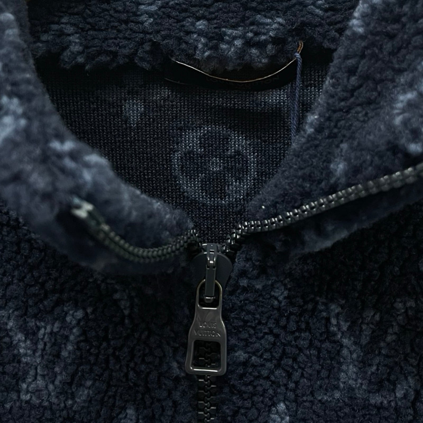 LOUIS VUITTON 2021AW Monogram Fleece Zip Up Jacket Size S