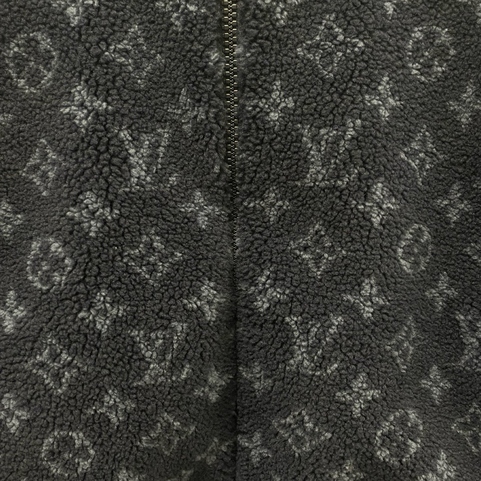 LOUIS VUITTON 2021AW Monogram Fleece Zip Up Jacket Size S