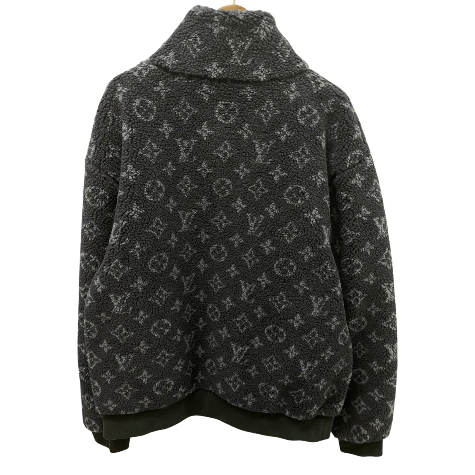 LOUIS VUITTON 2021AW Monogram Fleece Zip Up Jacket Size S