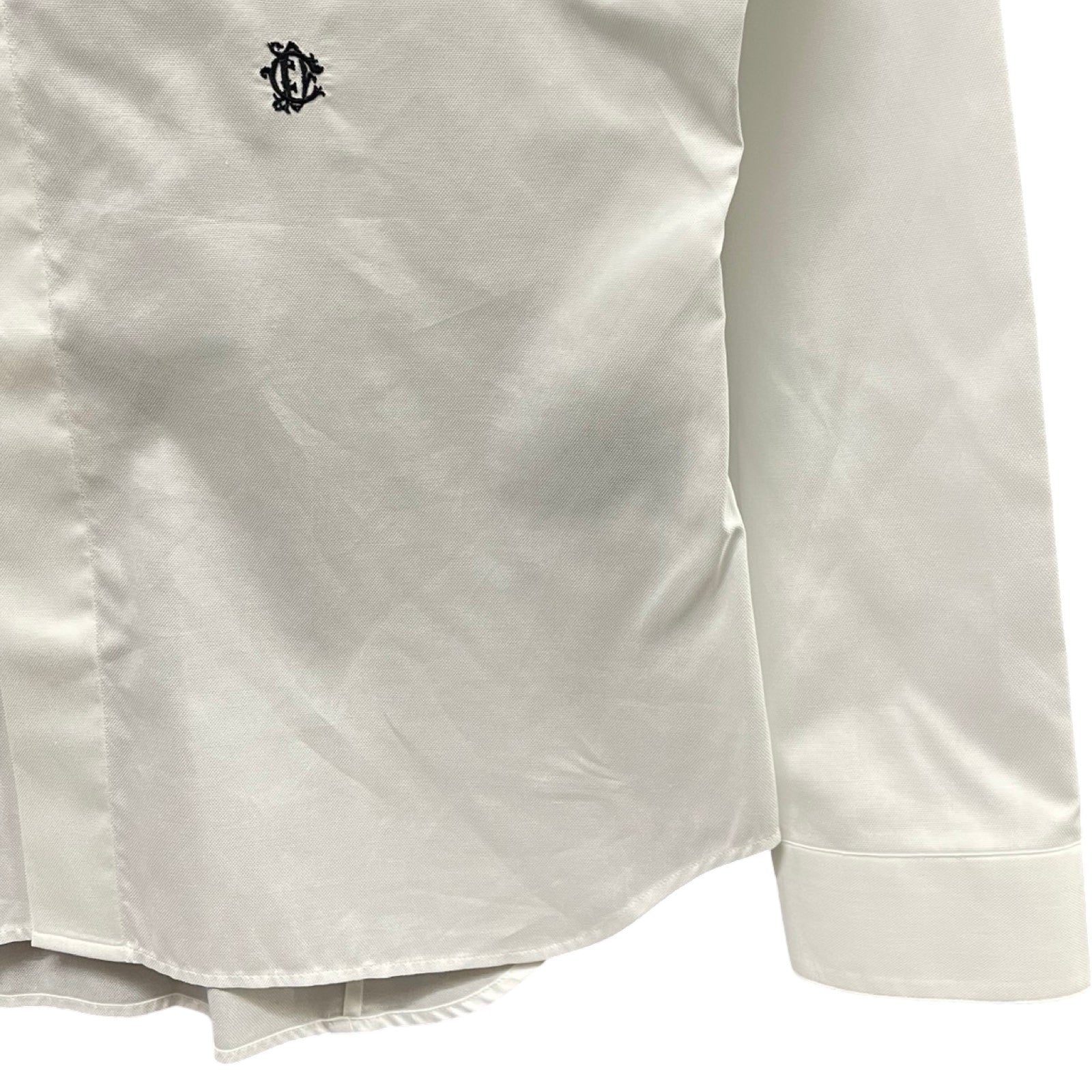 DIOR Emblem Logo Embroidery Dress Shirt DM3C518B5030 Size 41