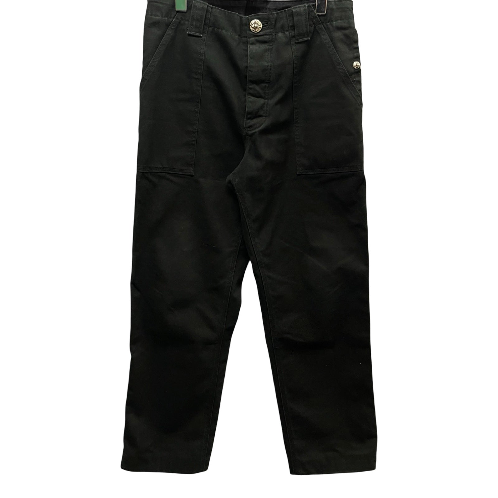 CHROME HEARTS Cross Ball Fatigue Cotton Pants Size 30