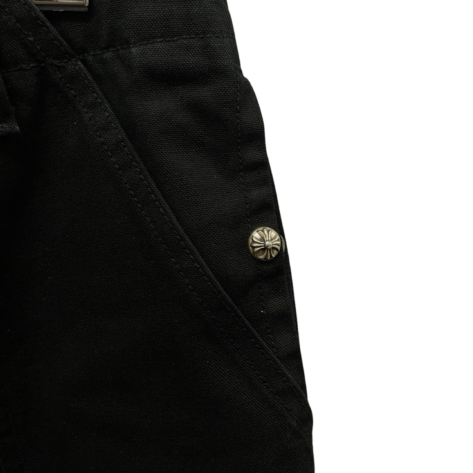 CHROME HEARTS Cross Ball Fatigue Cotton Pants Size 30