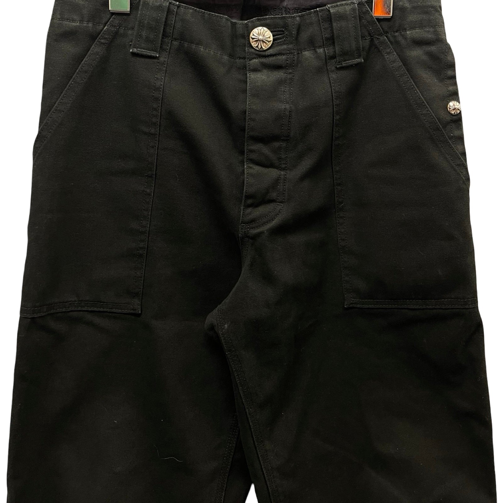 CHROME HEARTS Cross Ball Fatigue Cotton Pants Size 30