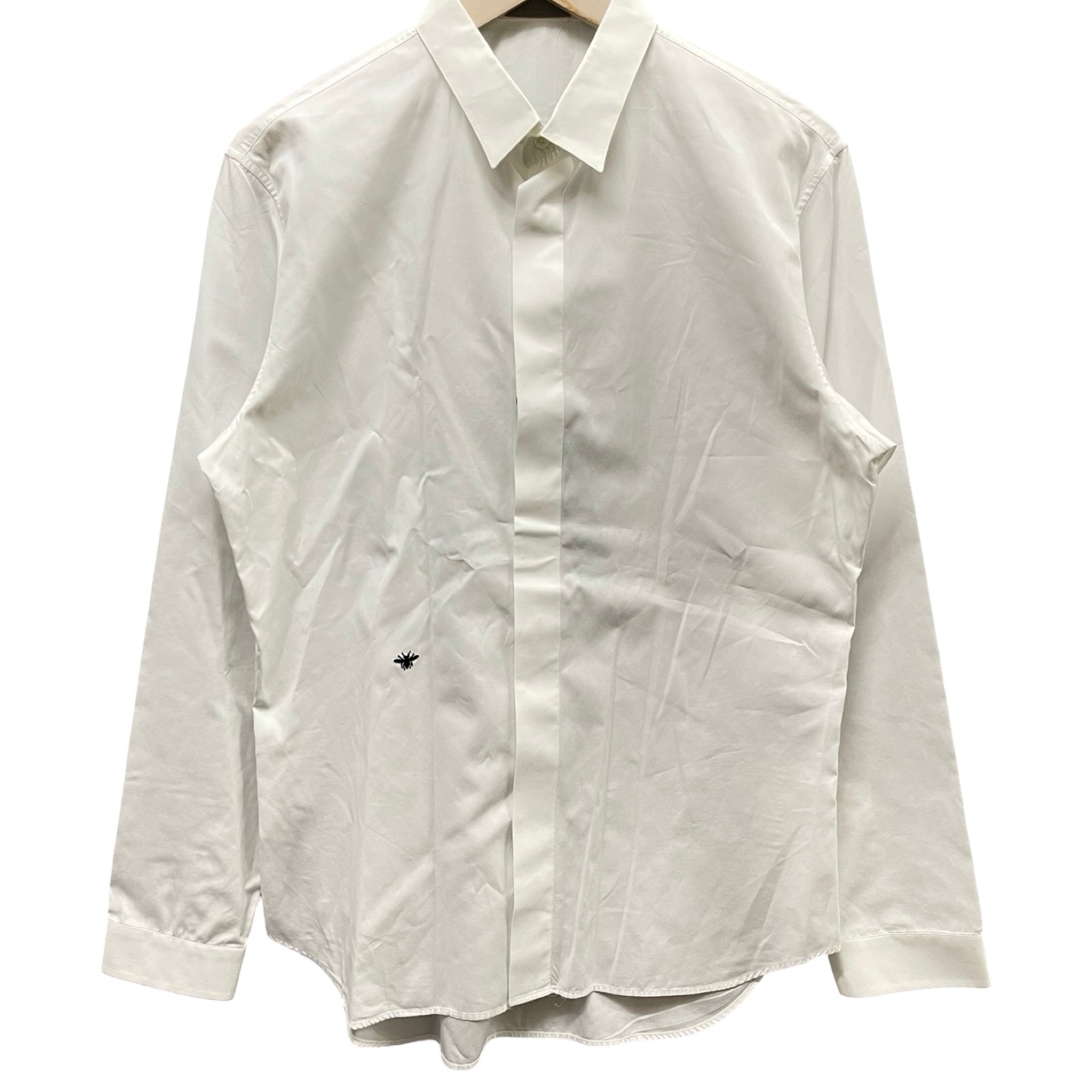 DIOR 2017SS Bee Embroidered Dress Shirt 733C518B1581 Size 40