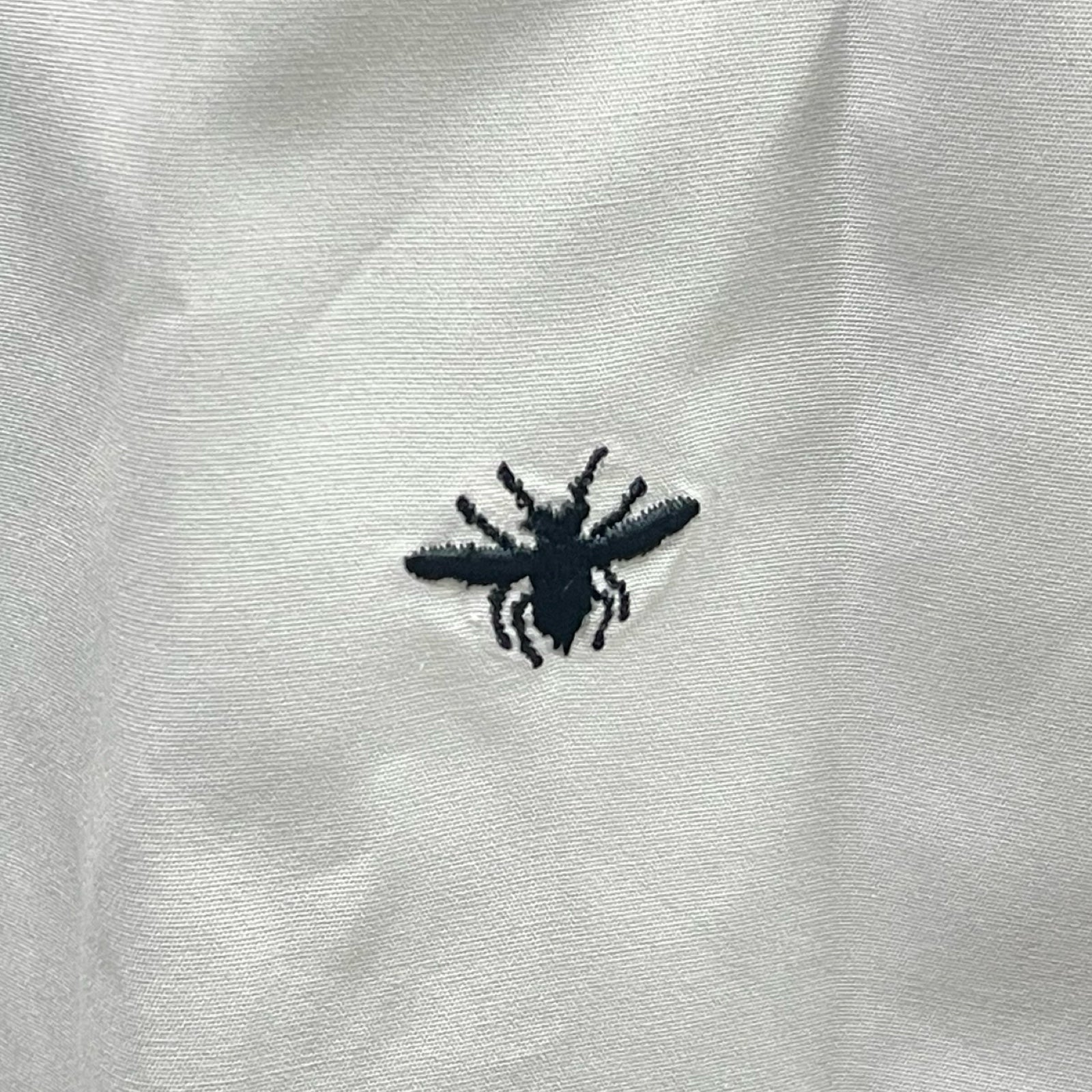 DIOR 2017SS BEE Embroidered Dress Shirt 733C518B1581 Size 40