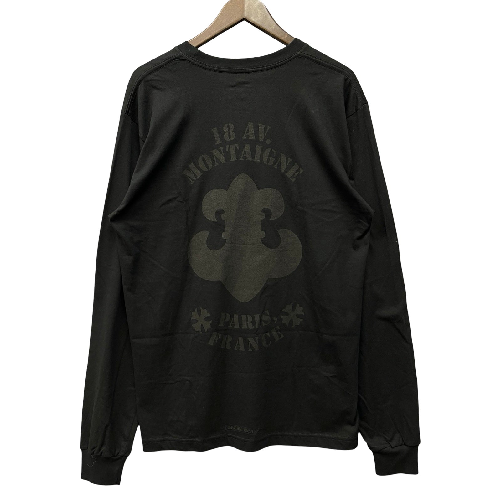 CHROME HEARTS Paris 18 AV. Montaigne Long Sleeve Tee Size L