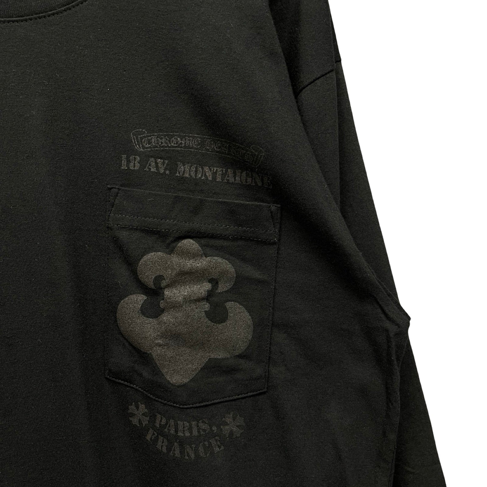 CHROME HEARTS Paris 18 AV. Montaigne Long Sleeve Tee Size L
