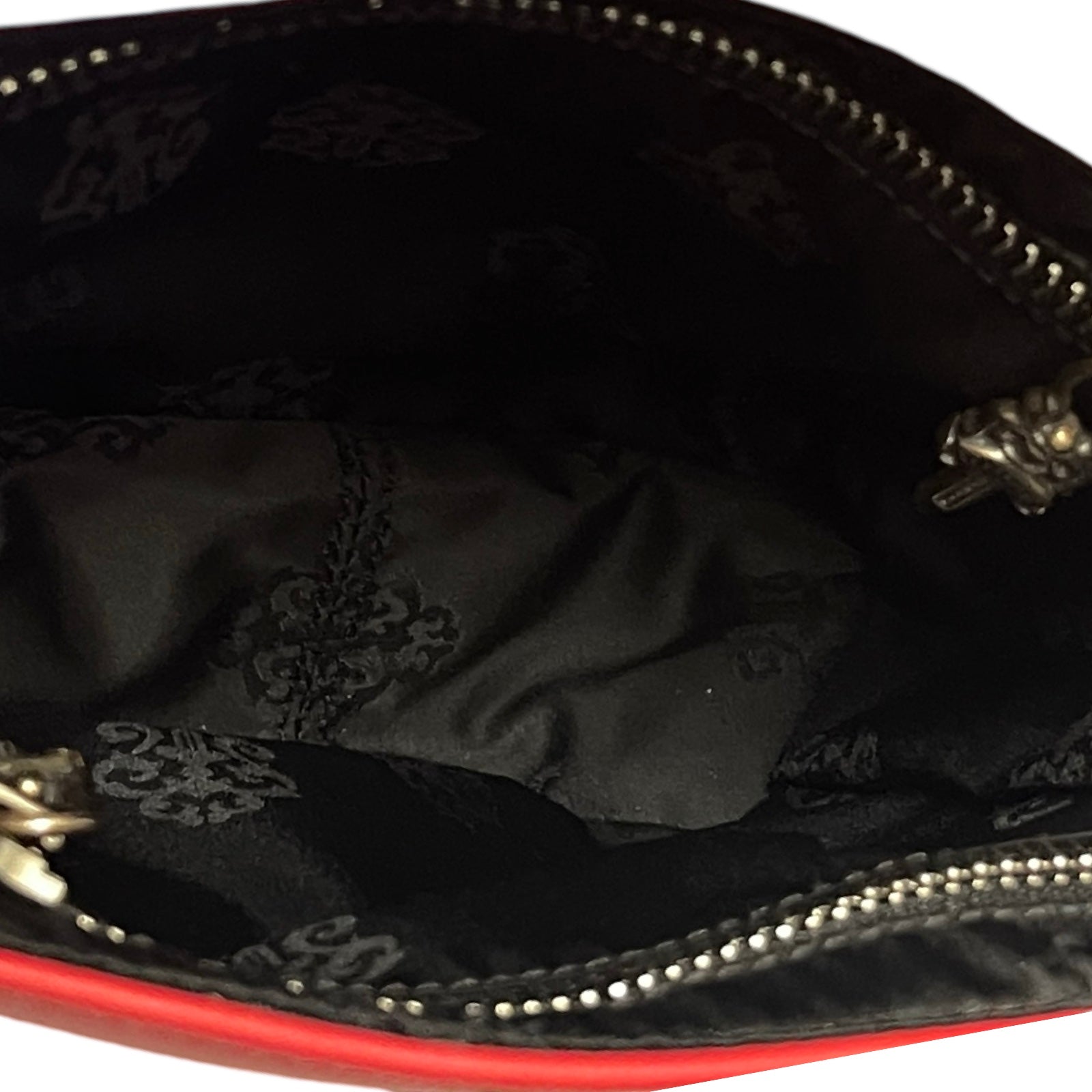 CHROME HEARTS HOT POT CH Plus Cross Ball Leather Shoulder Bag