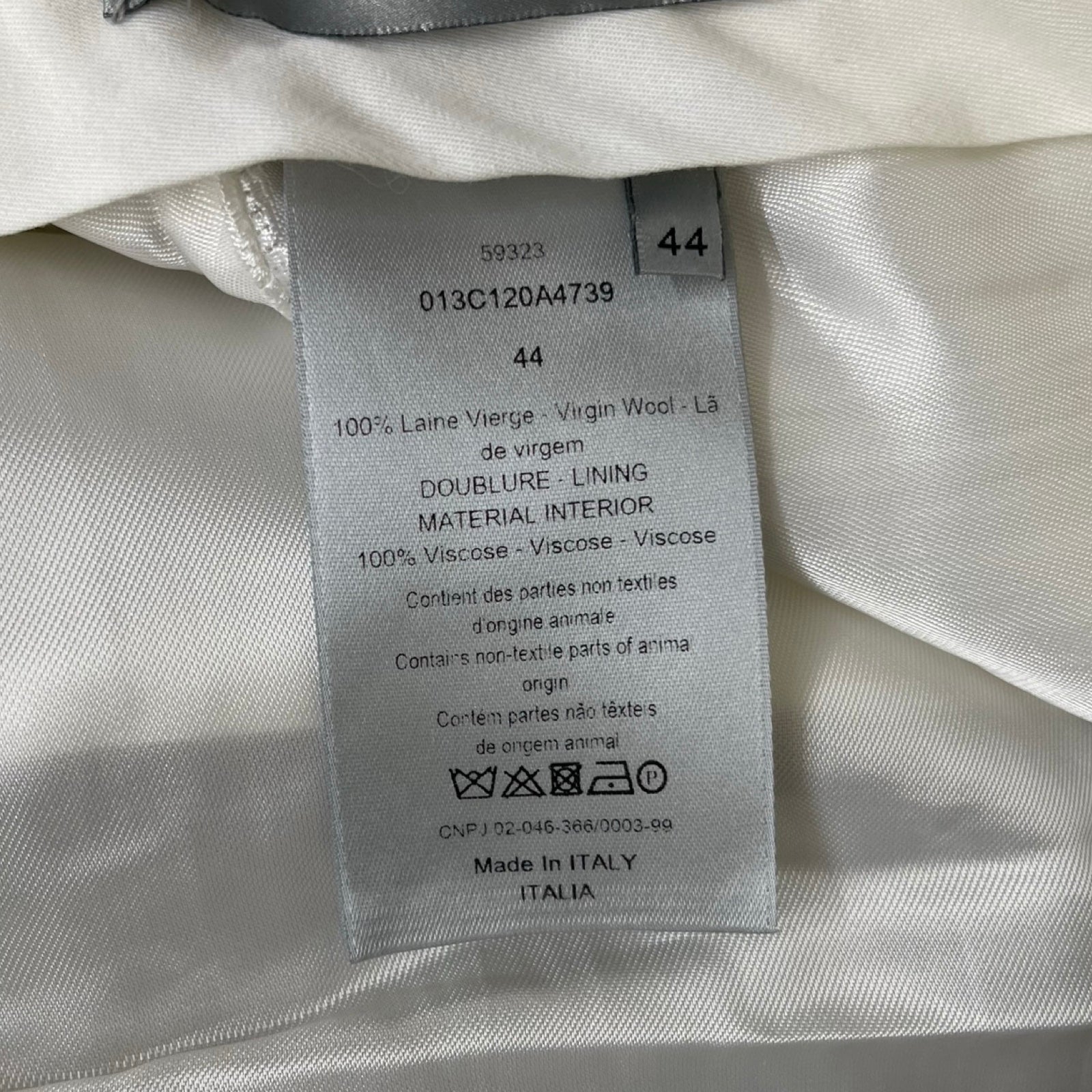 DIOR 2020SS Dior HOMME Slacks Pants 013C120A4739 Size 44