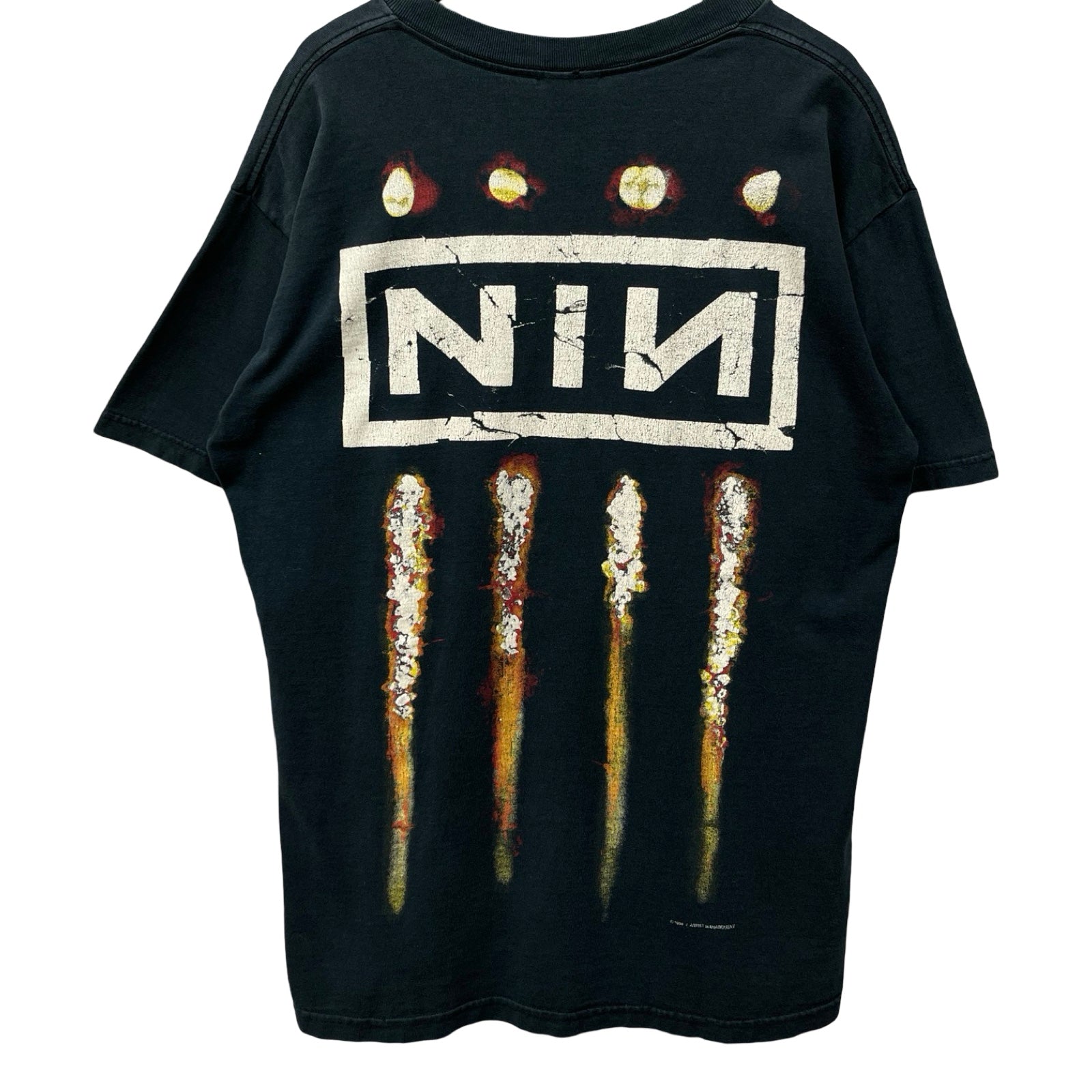 Vintage 90's NINE INCH NAILS "The Downward Spiral" 1994 S/S Tee