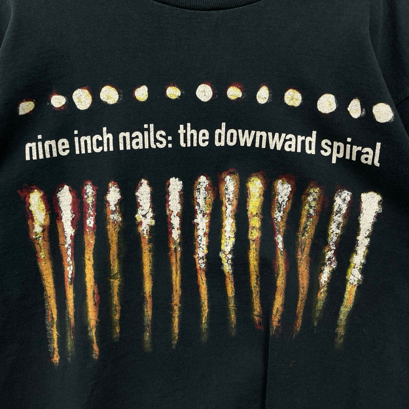 Vintage 90's NINE INCH NAILS "The Downward Spiral" 1994 S/S Tee
