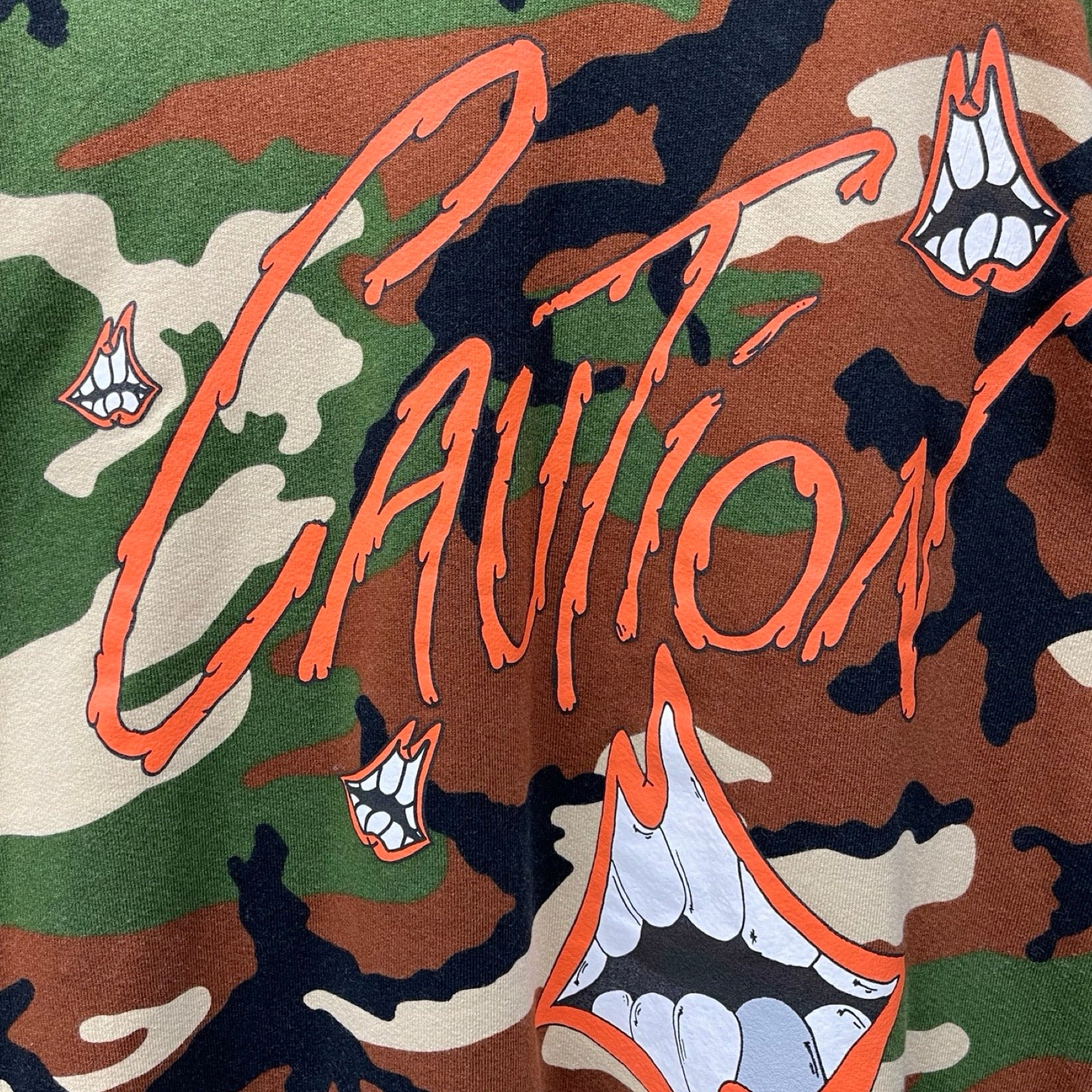 CHROME HEARTS×MATTY BOY 2022SS PPO CAUTION SWTSHRT Size XL