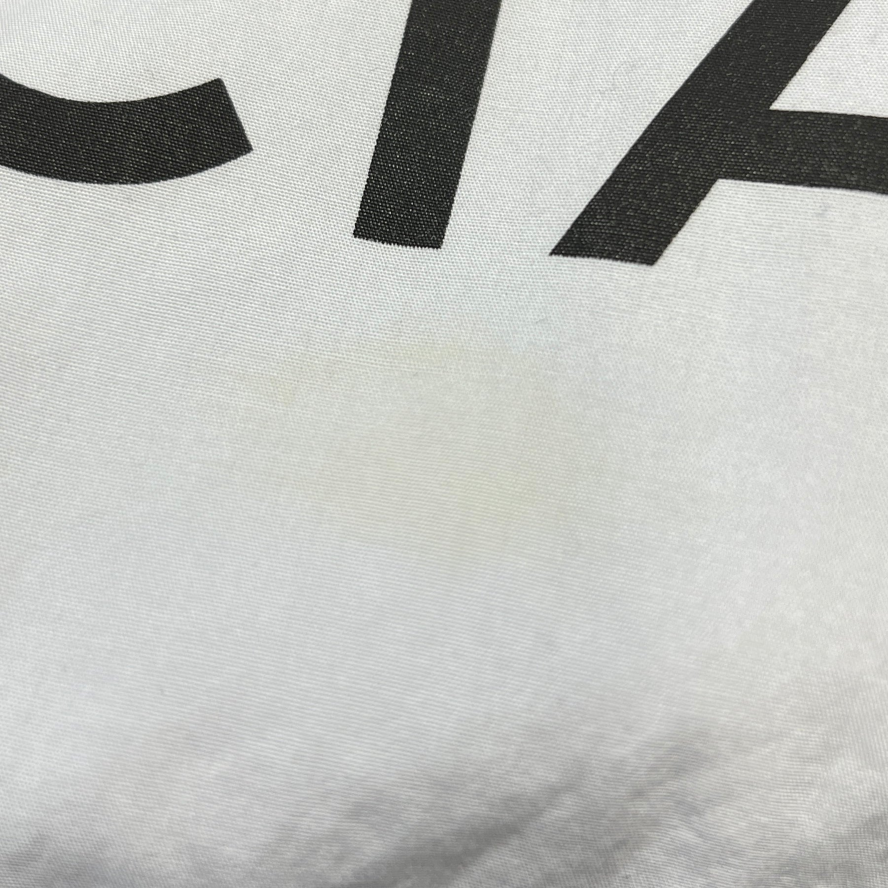 BALENCIAGA 2018SS Logo Print Poplin Shirt Blouson 508301 TWB13 Size 39 バレンシアガ ロゴプリントポプリンシャツブルゾン サイズ39