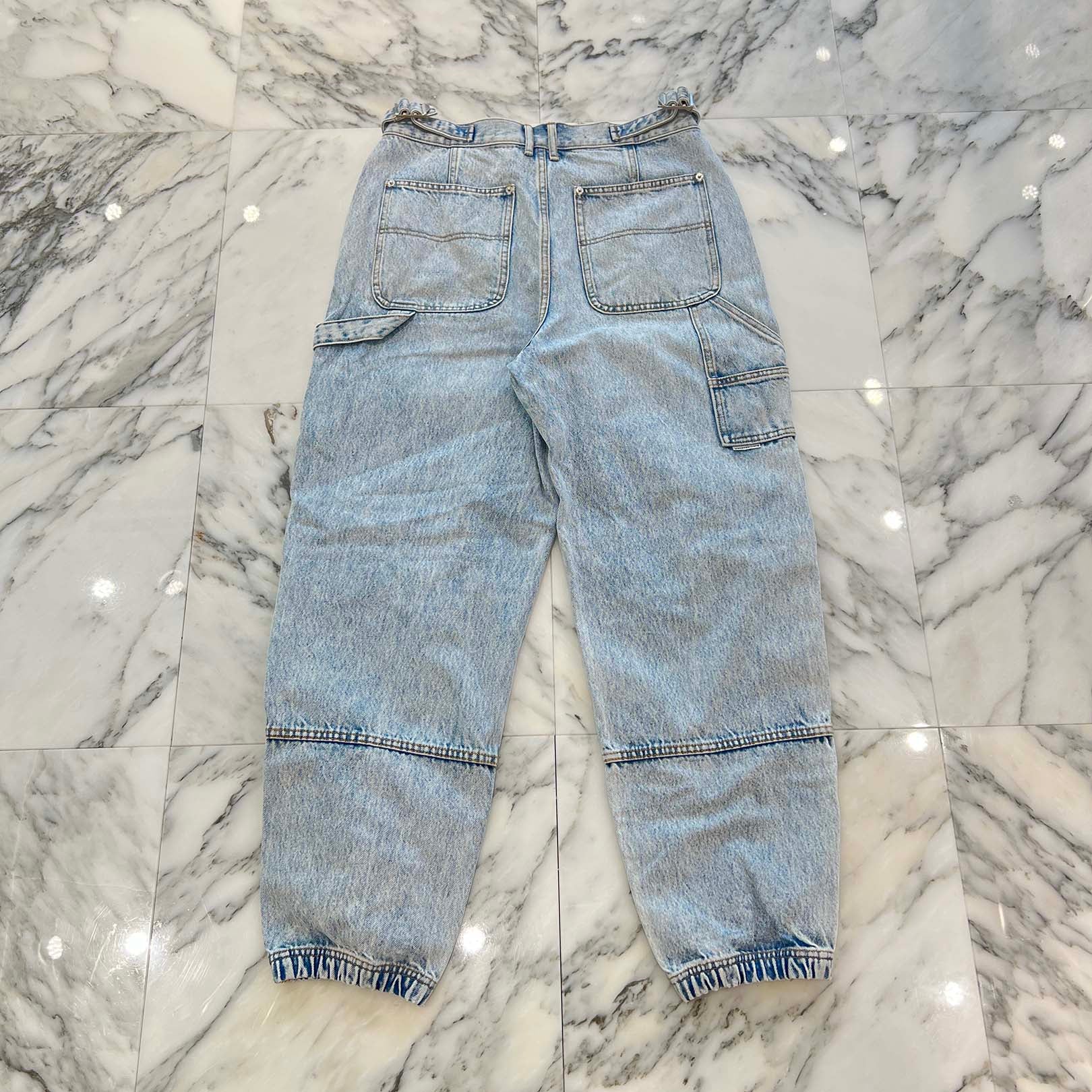 Alexander Wang 2022SS Double Front Carpenter Jeans 4DC4214012 Size