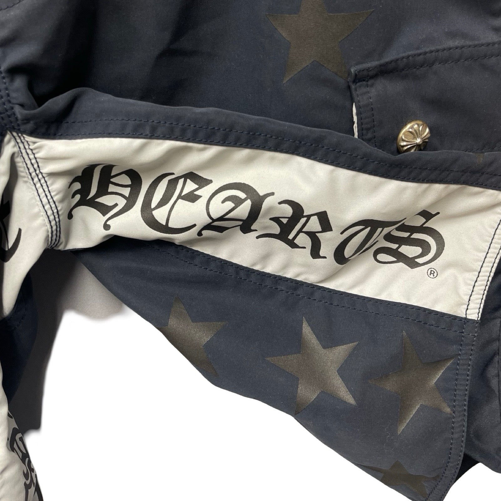 CHROME HEARTS Cross Patch Star Surf Short Pants Size 32