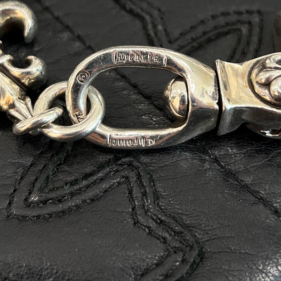 CHROME HEARTS 2 CLIP FLARE Wallet Chain 11 LINKS クロムハーツ 2