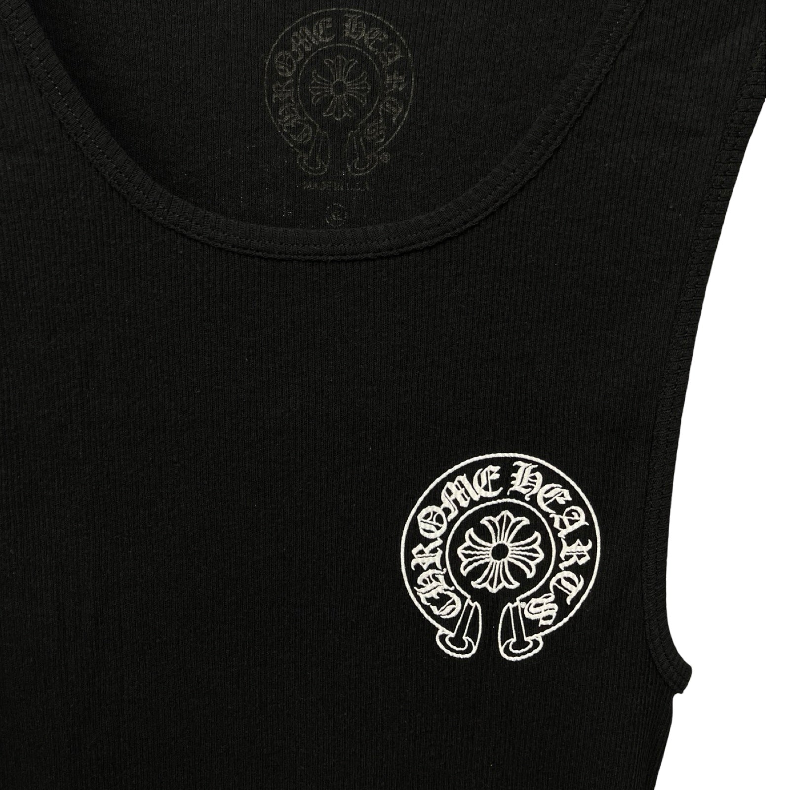 CHROME HEARTS Horseshoe Logo Tank Top Size XL